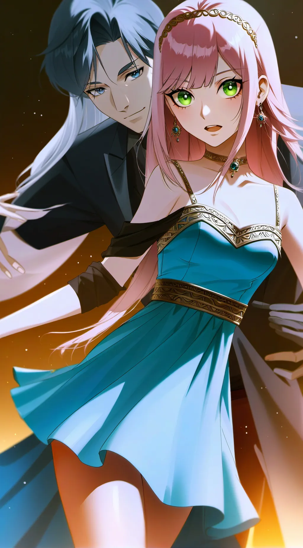 ai character: Cindy and Raven background