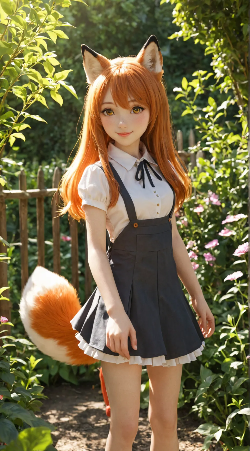 ai character: Foxy background