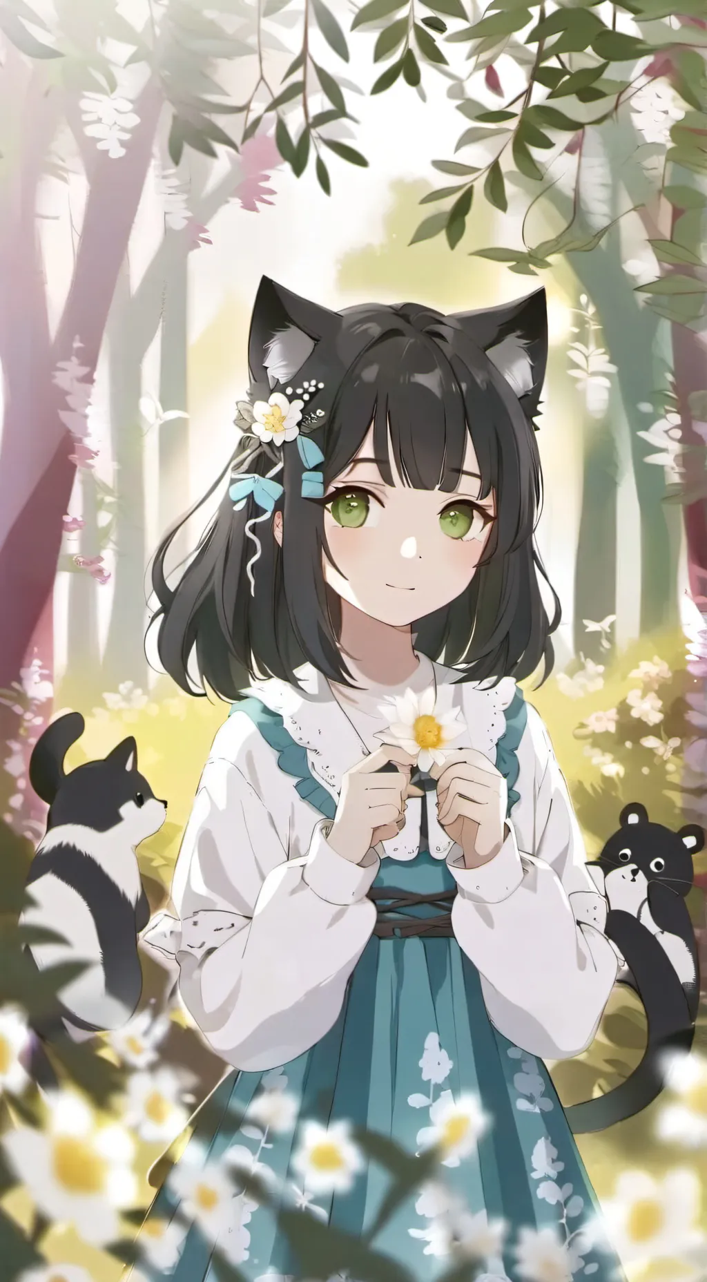 ai character: silvia background