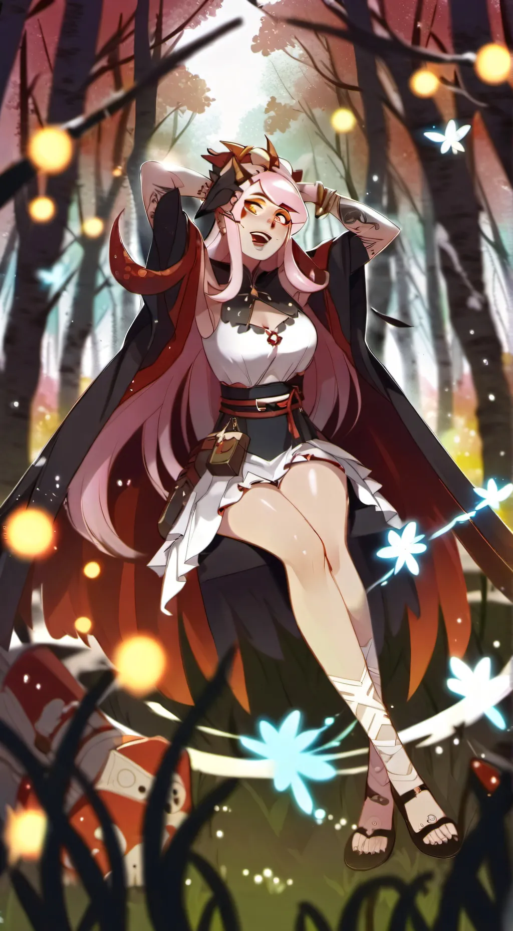 ai character: Lucy(friends)  background