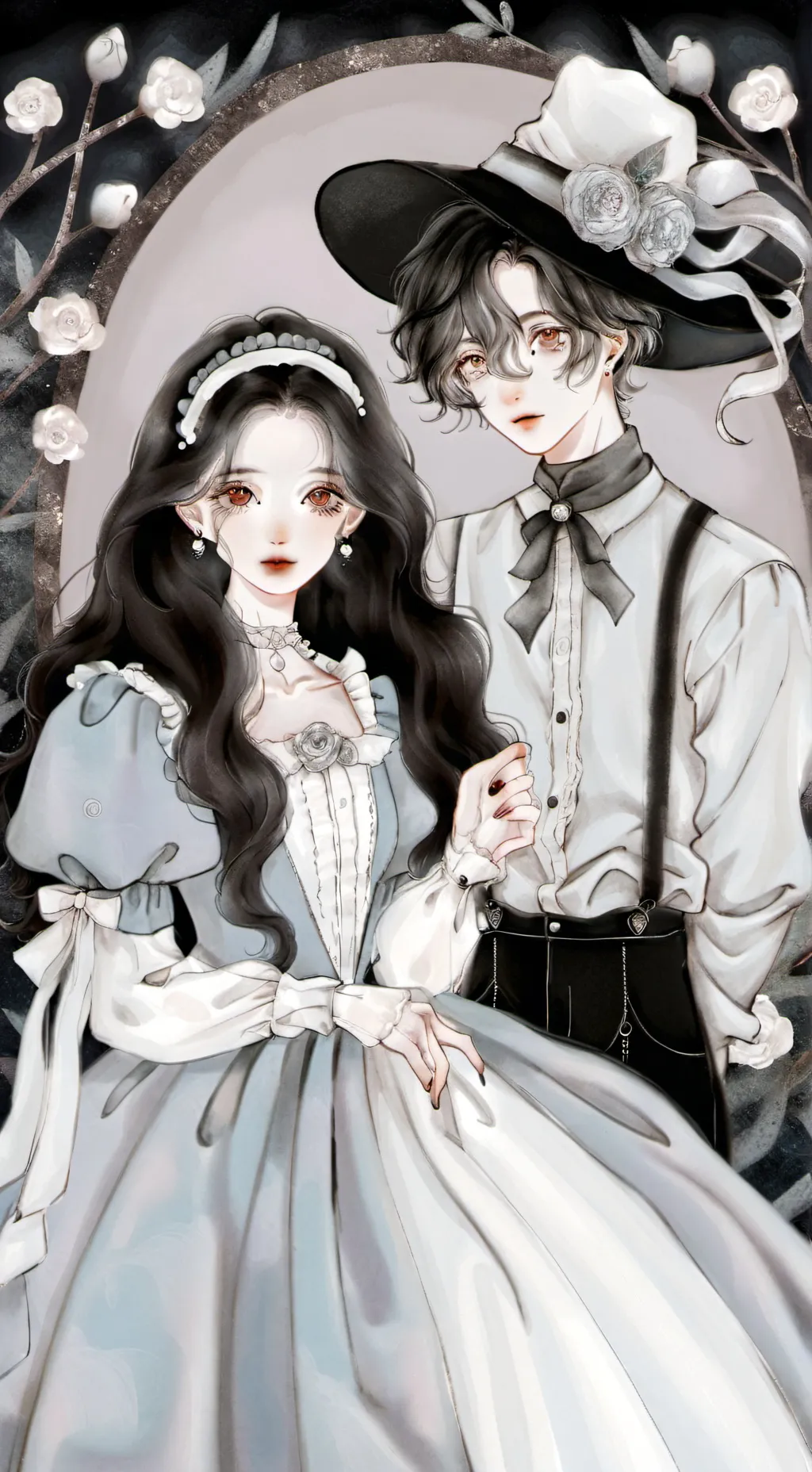 ai character: smilling critters background