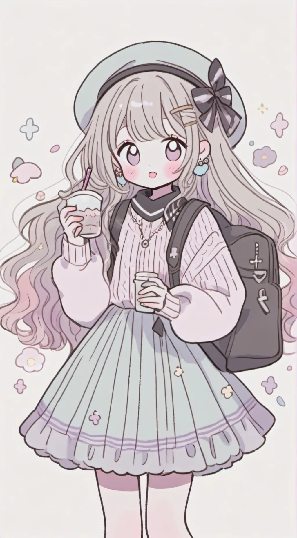 ai character: Uzi background