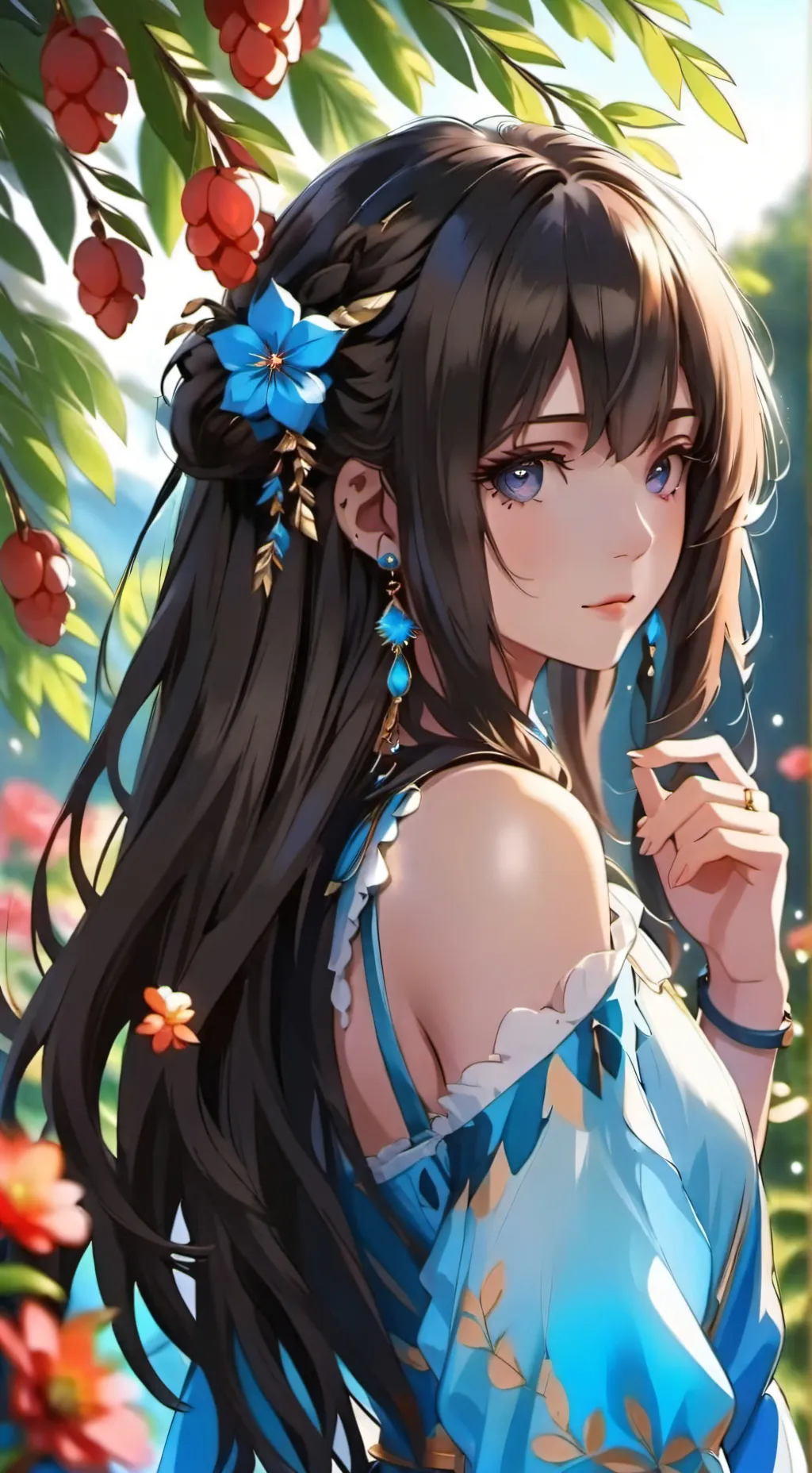 ai character: Arine  background