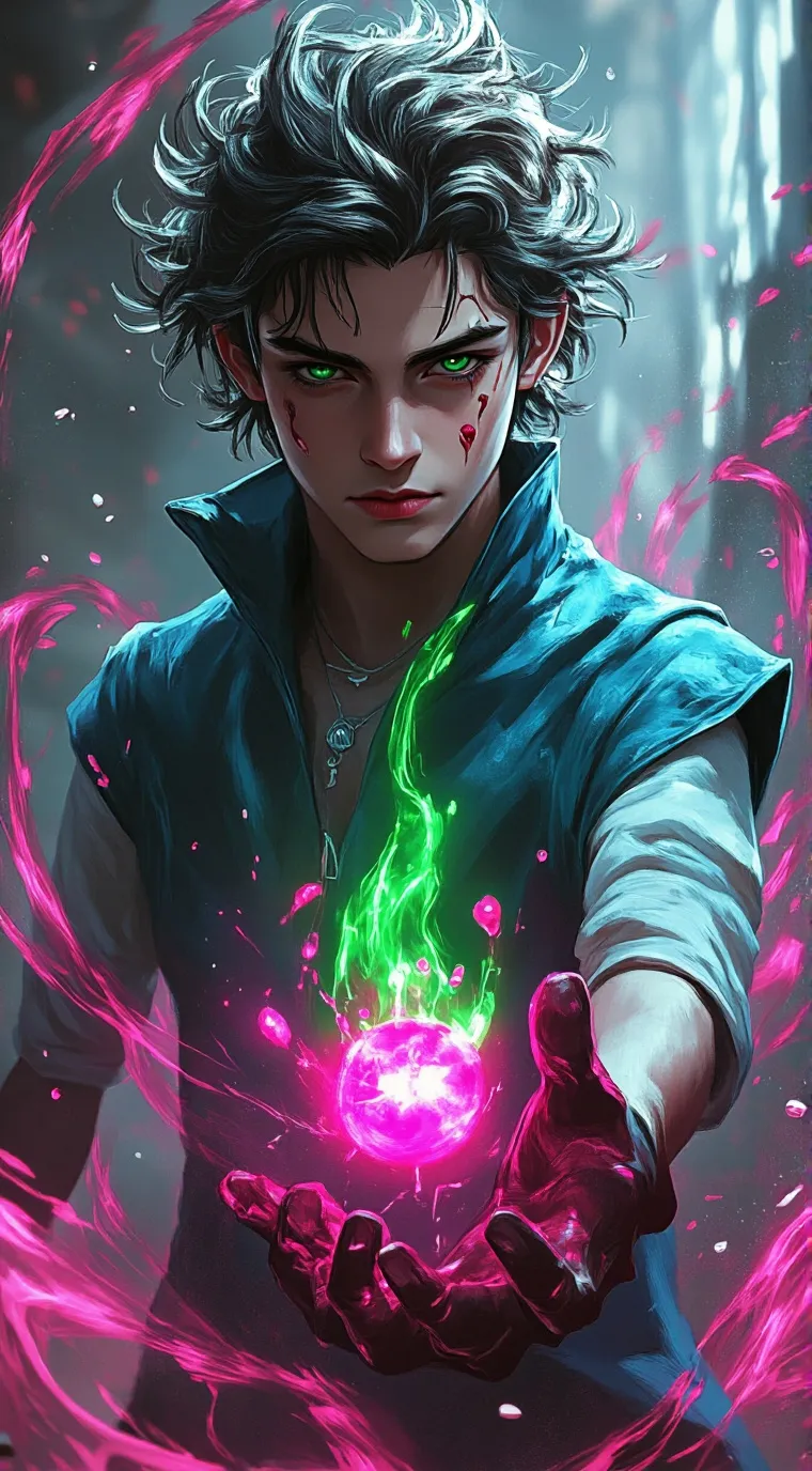 ai character: V Deku background