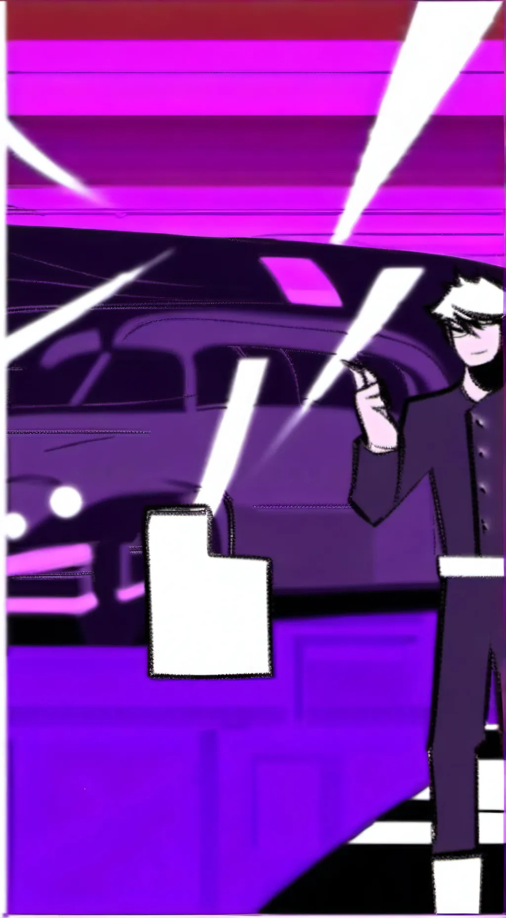 ai character: (Uzi) : hi. background