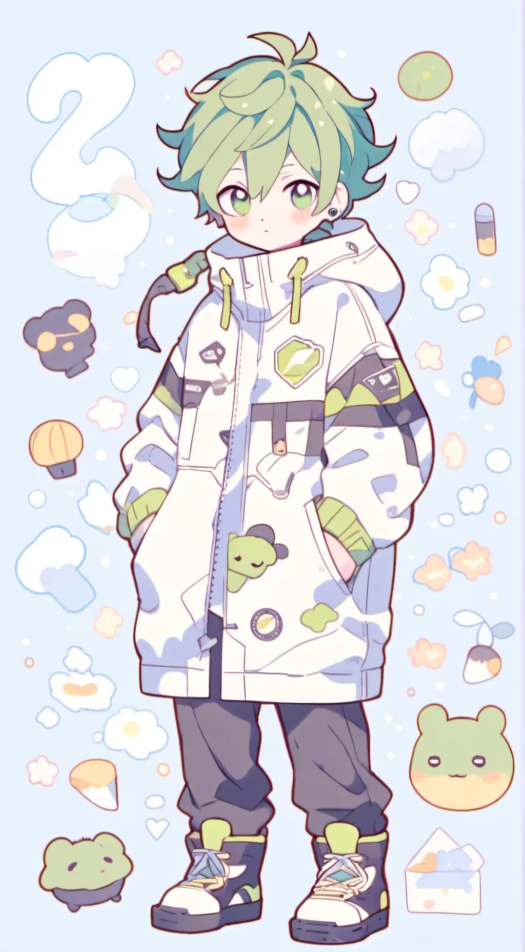 ai character: Mha dortoir💚💫 background