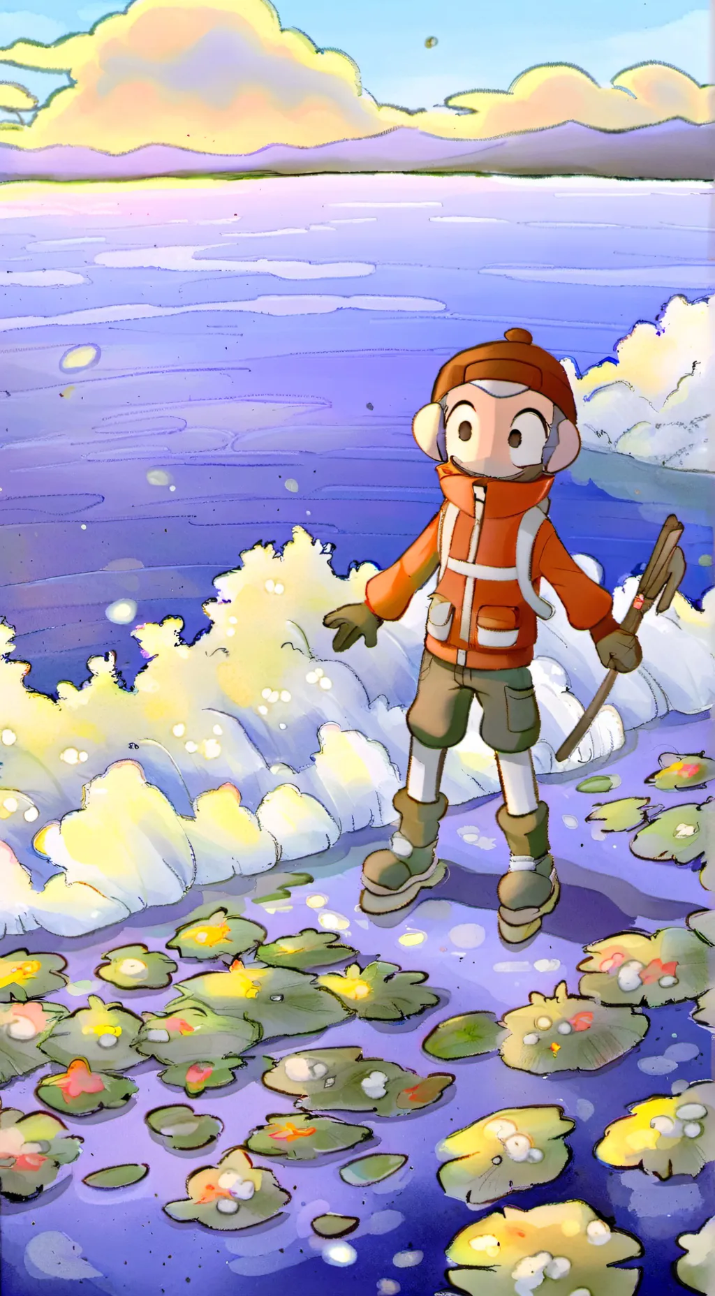 ai character: Wenda background