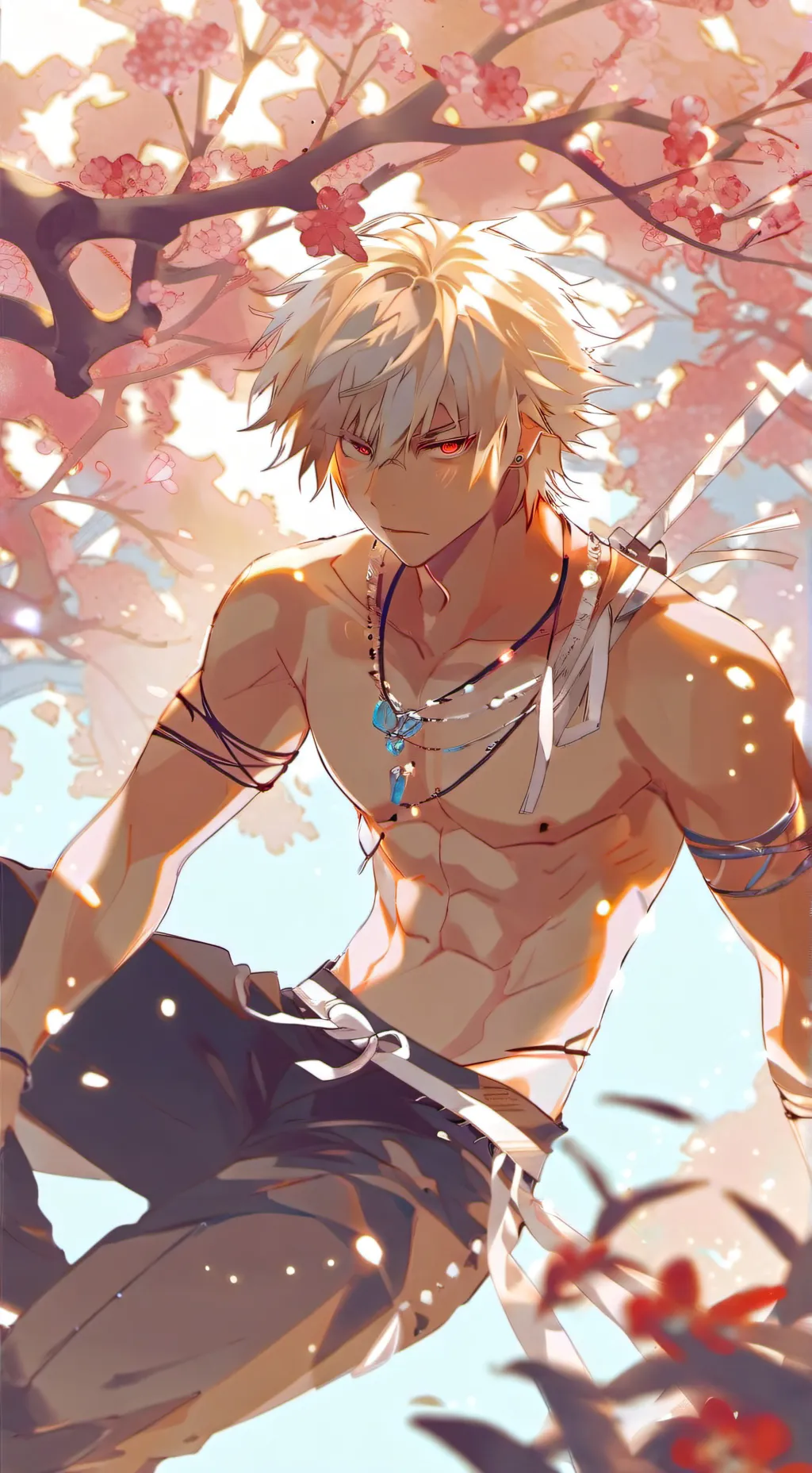 ai character: 💚Bakudeku🧡 background