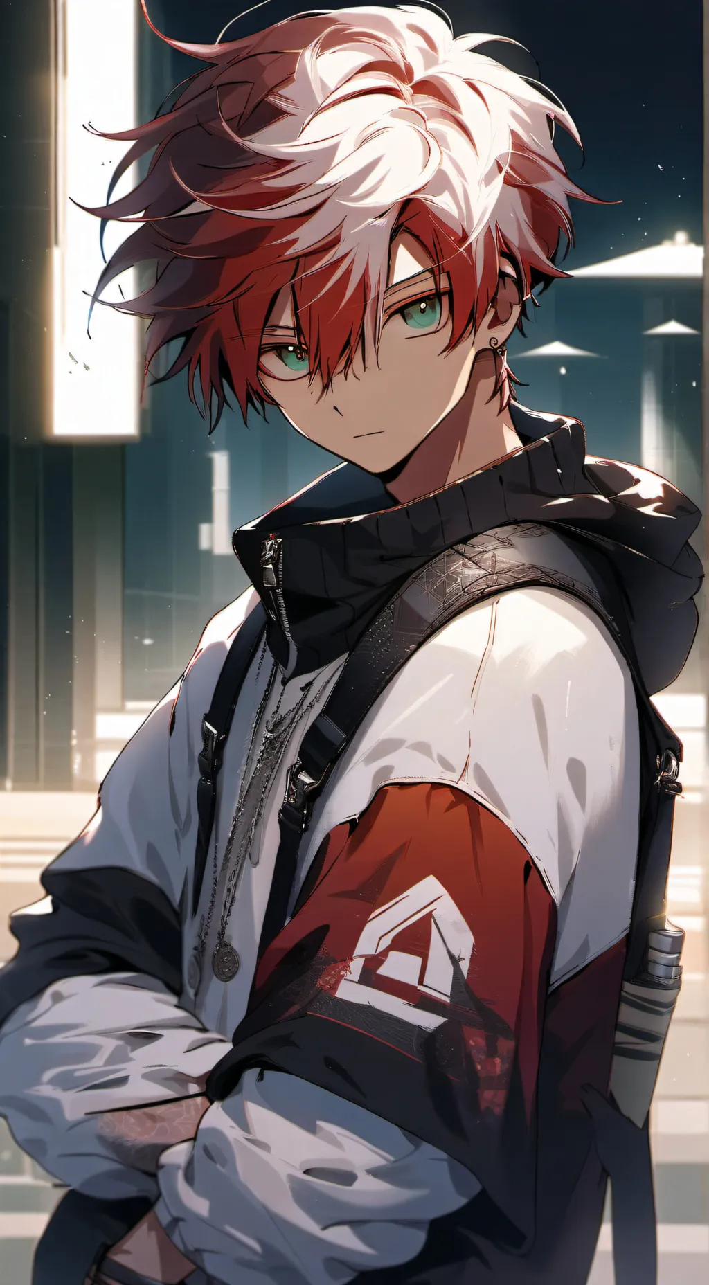 ai character: todoroki  background