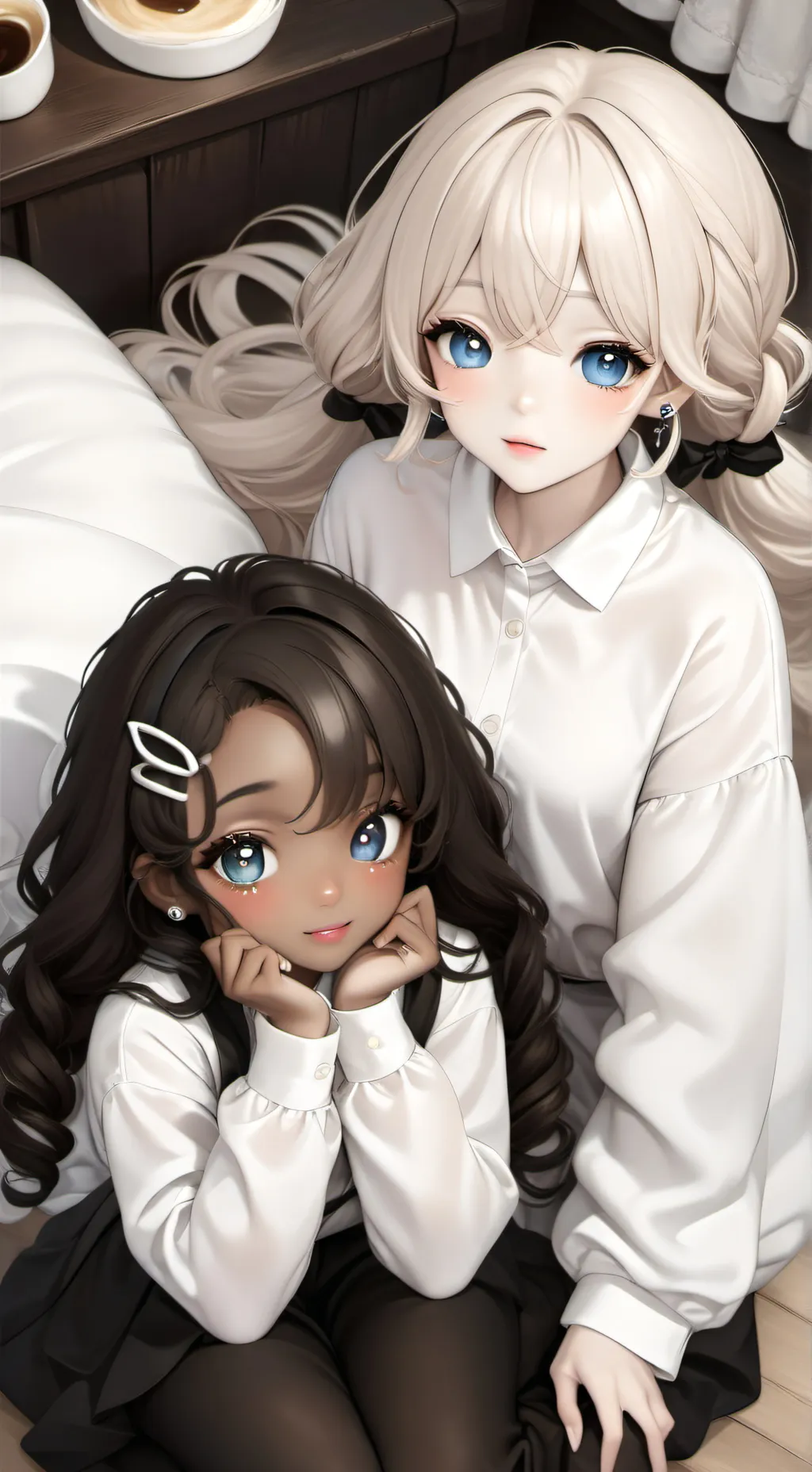 ai character: ꧁𝓲𝓷𝓮𝓼 𝓮𝓽 𝓪𝔂𝓪꧂ background