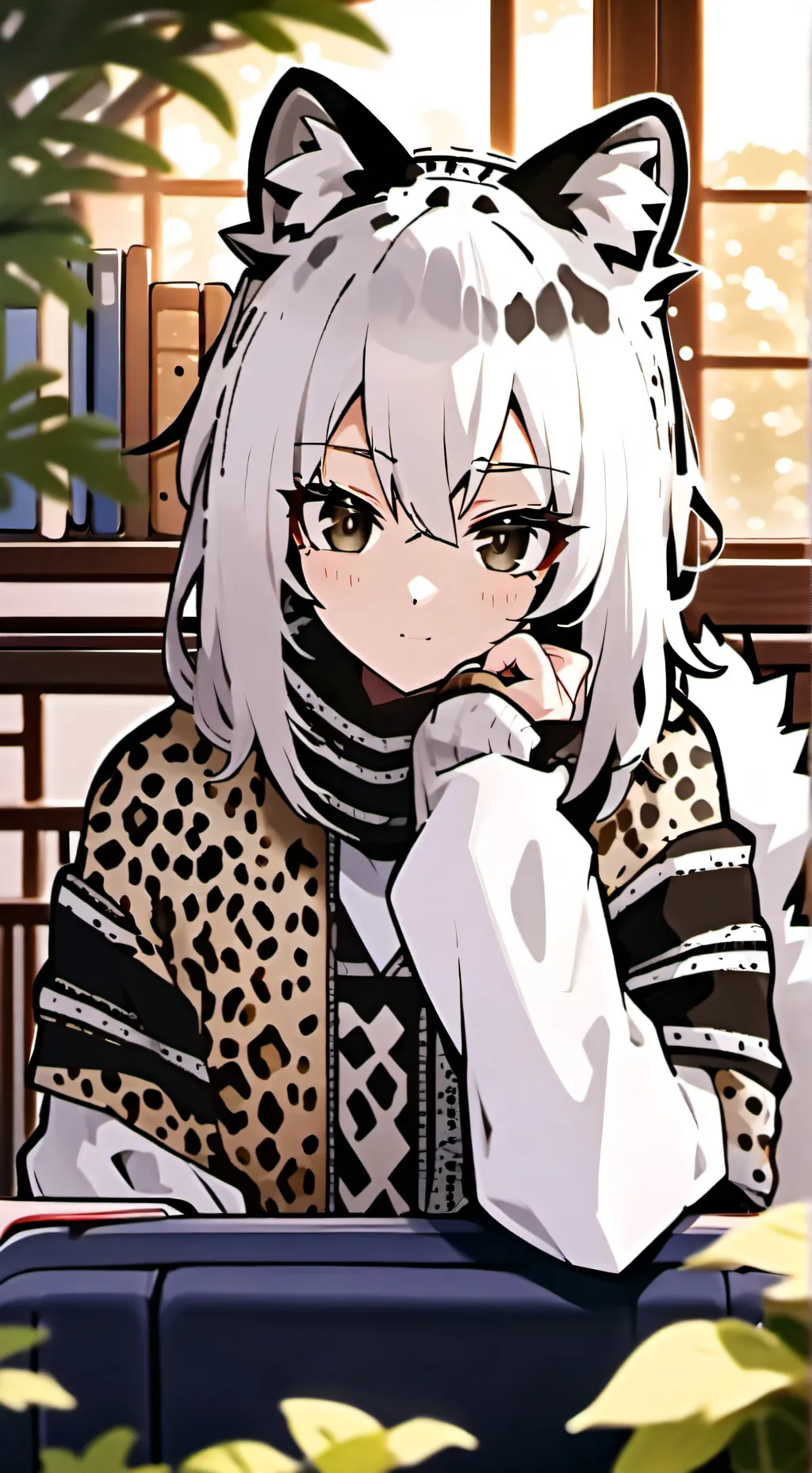 ai character: Wanda the Leopard Spirit background