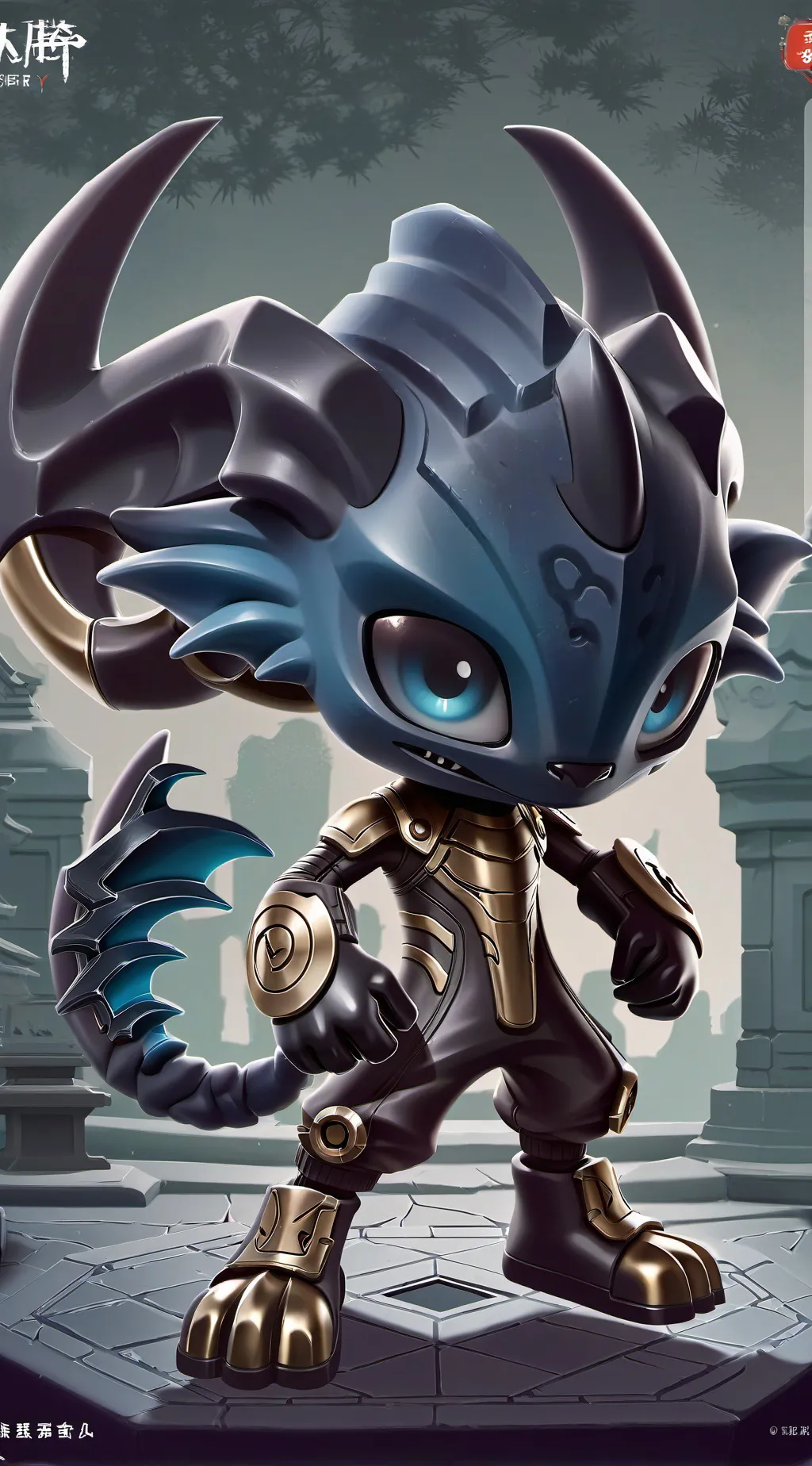 ai character: Thumps  background