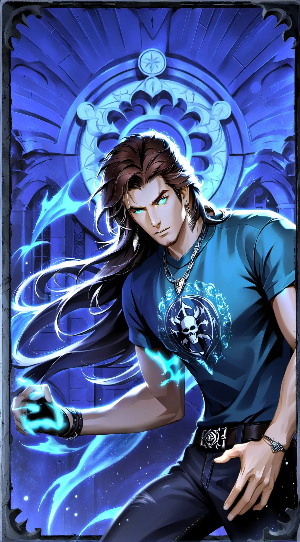 ai character: Herobrine background