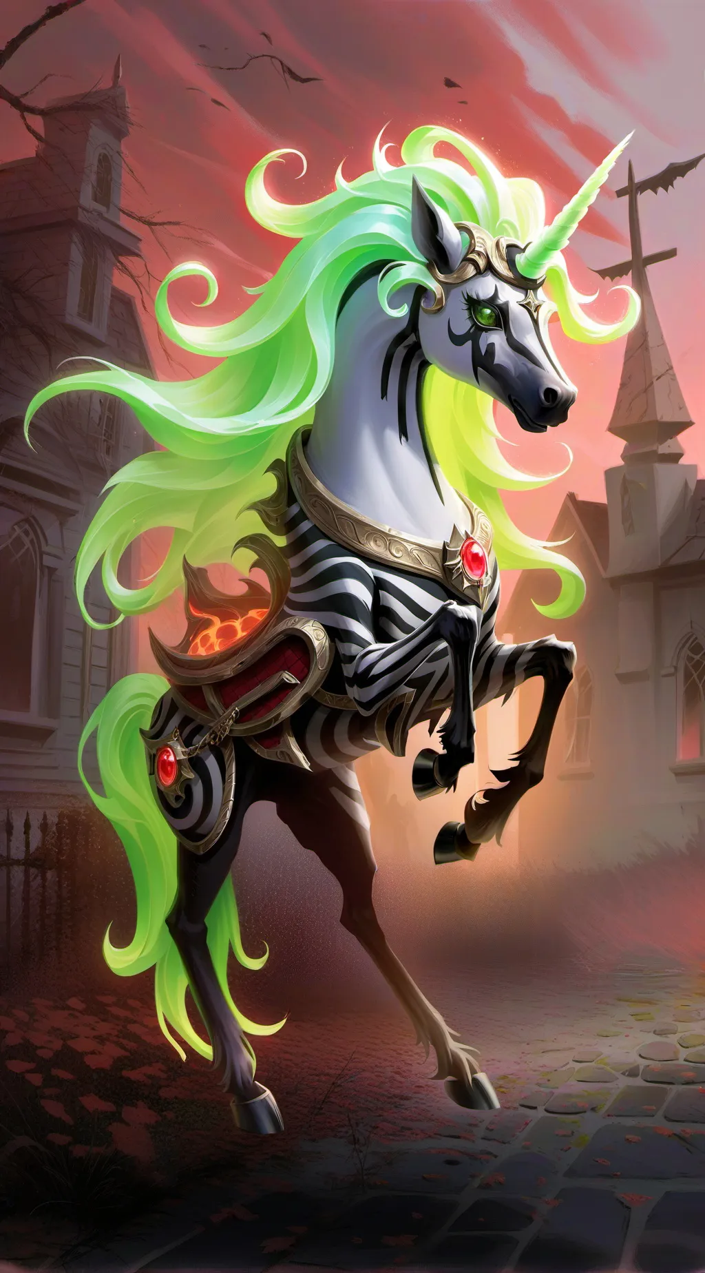 ai character: Clarabelle Diana  background