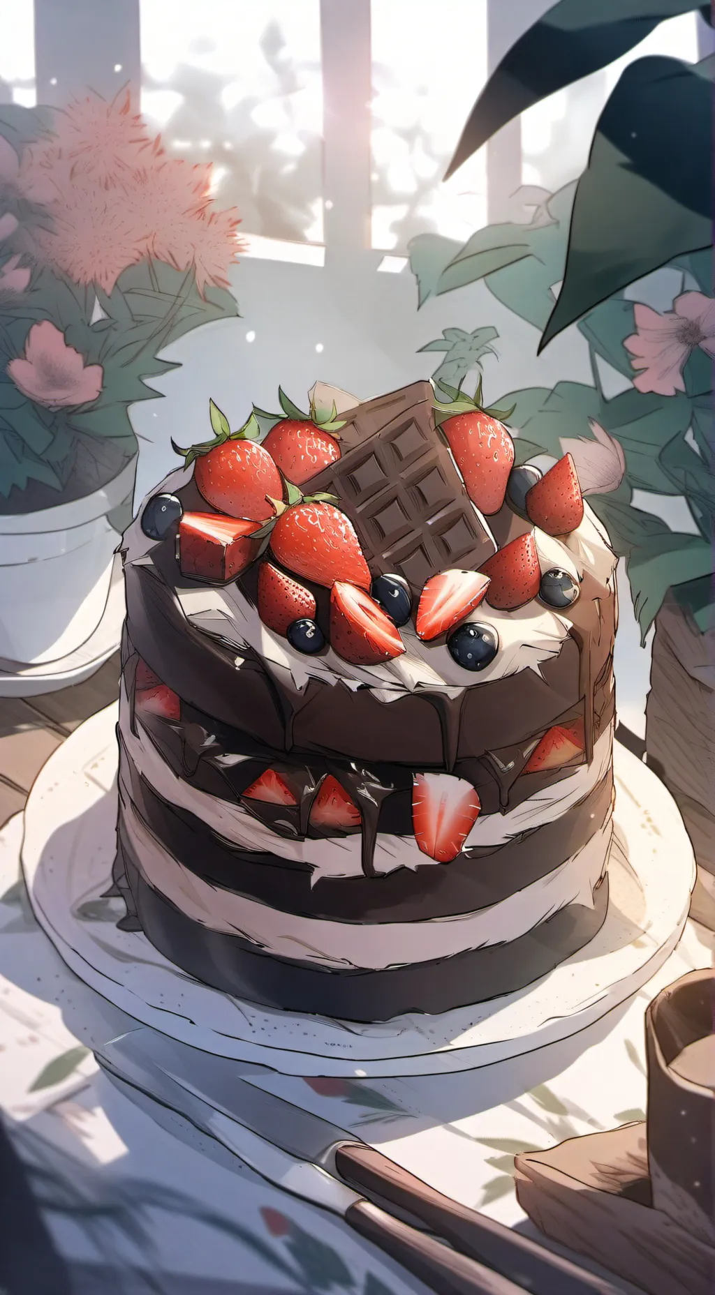 ai character: sprout 🍓 background