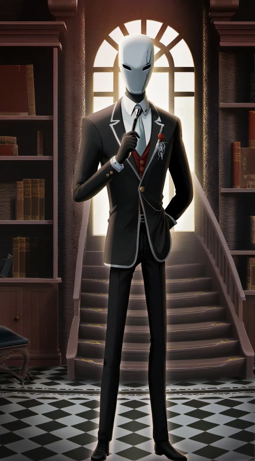 ai character: C.p apocalypse background