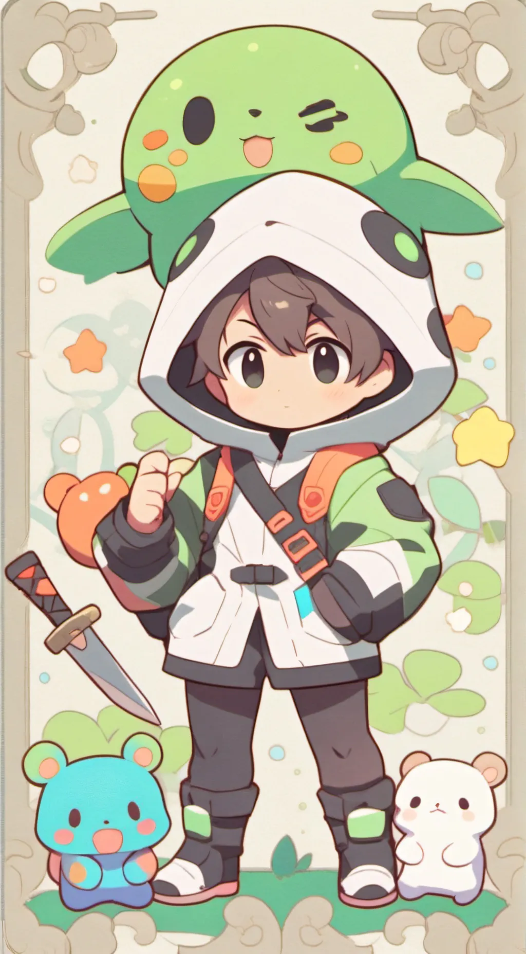 ai character: ST Sleepover background