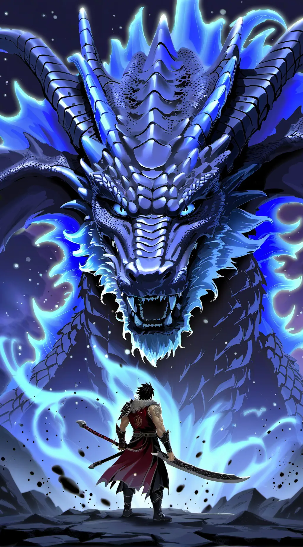 ai character: אל המלחמה והכוח background