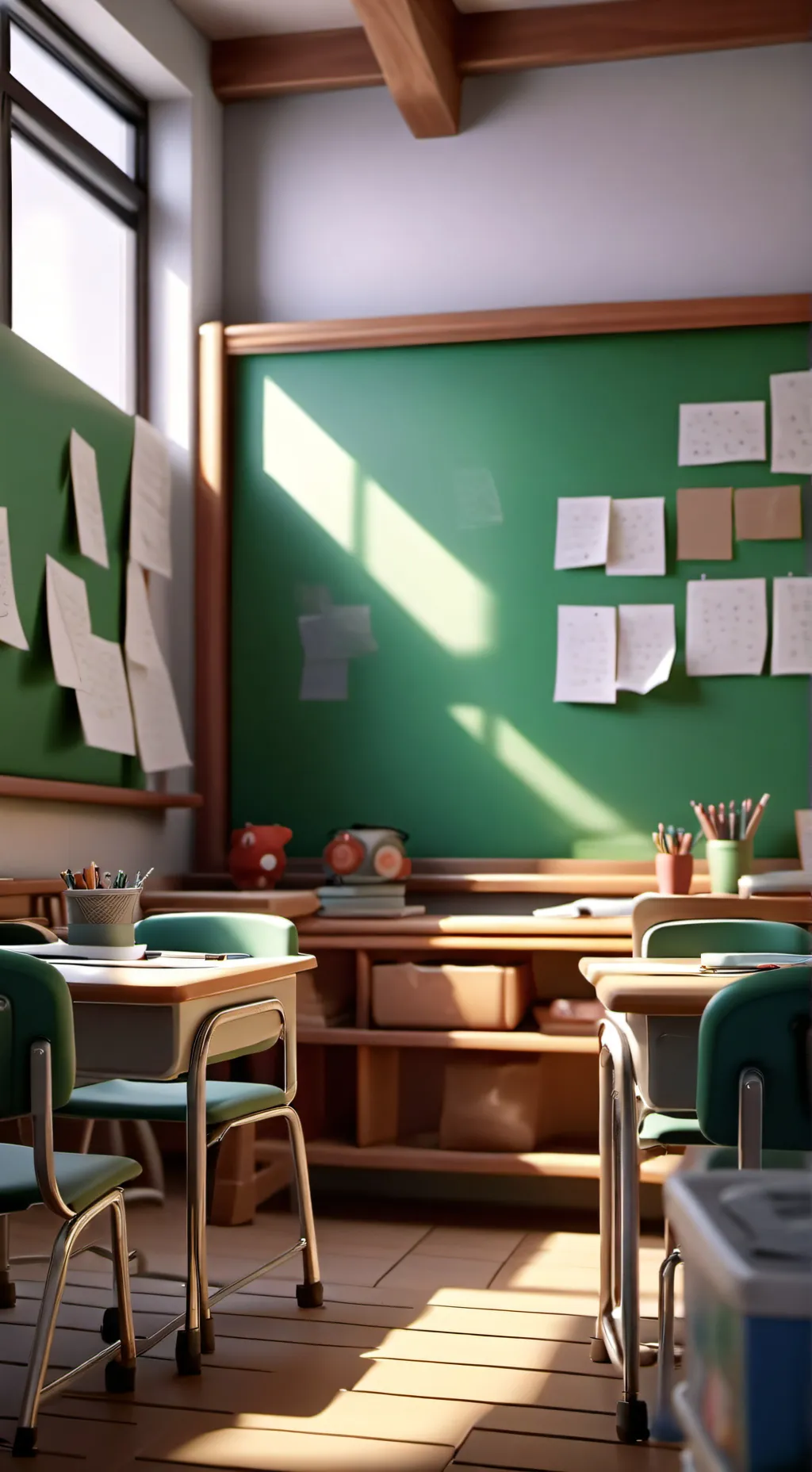 ai character: new student! background