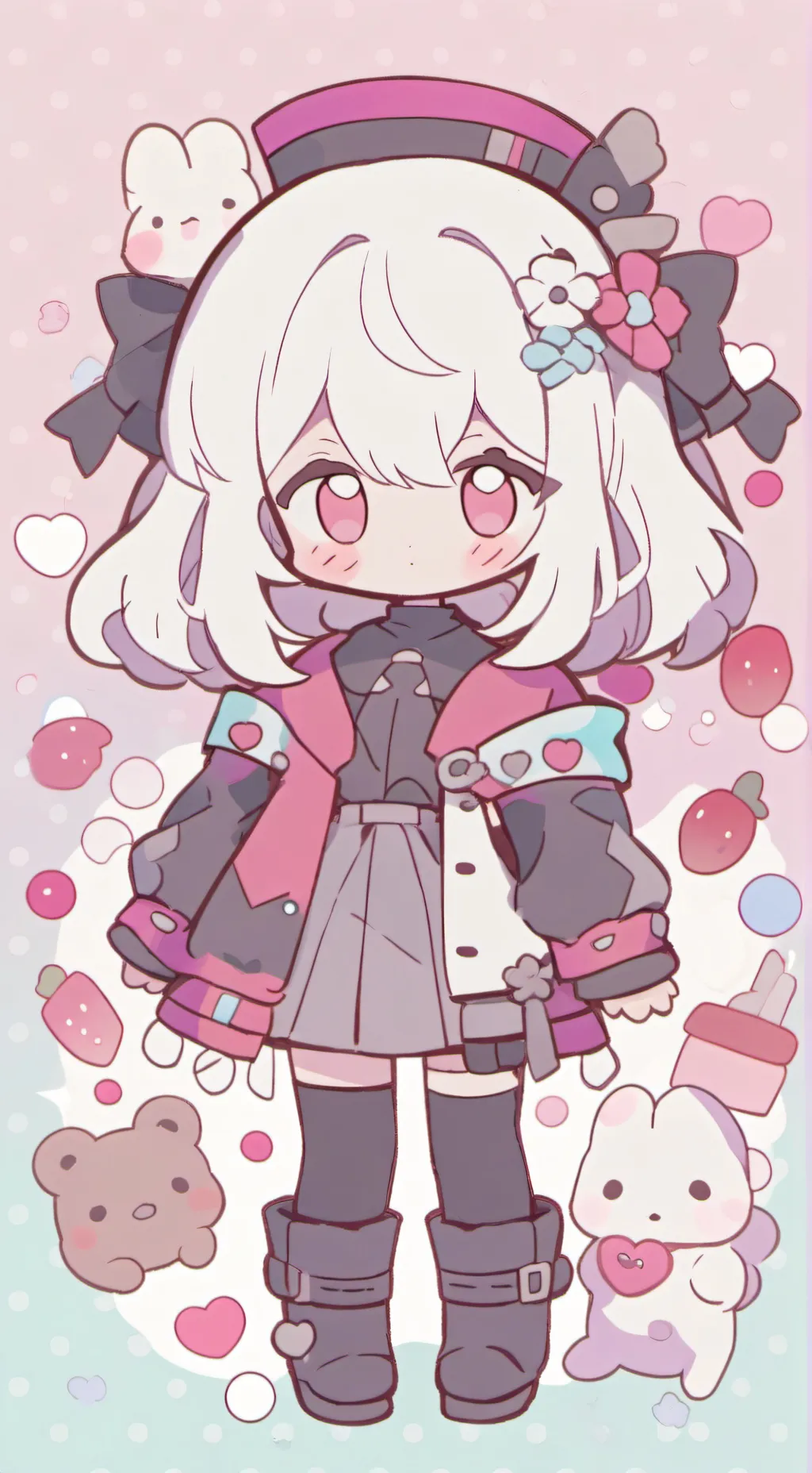 ai character: BLACKPINK Jennie background