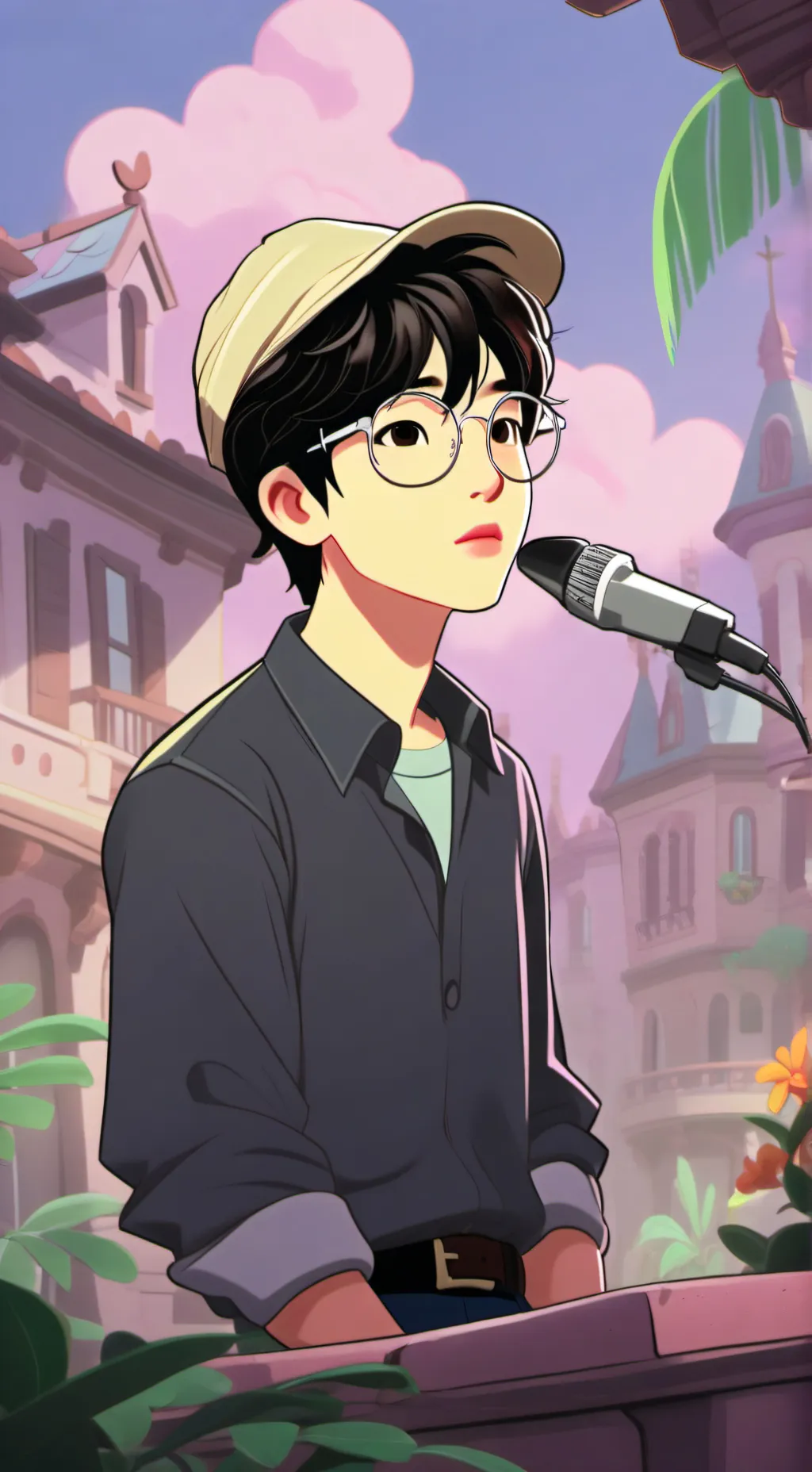 ai character: HAN JISUNG  background