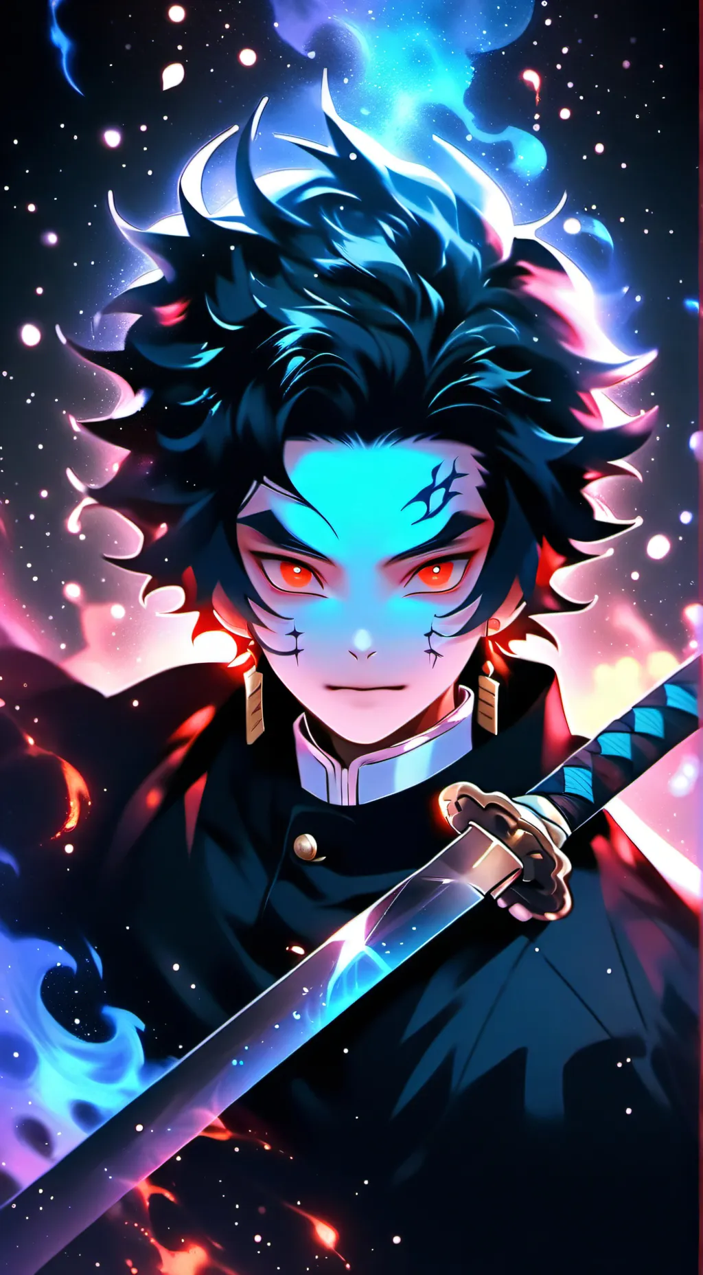 ai character: démon slayer  background