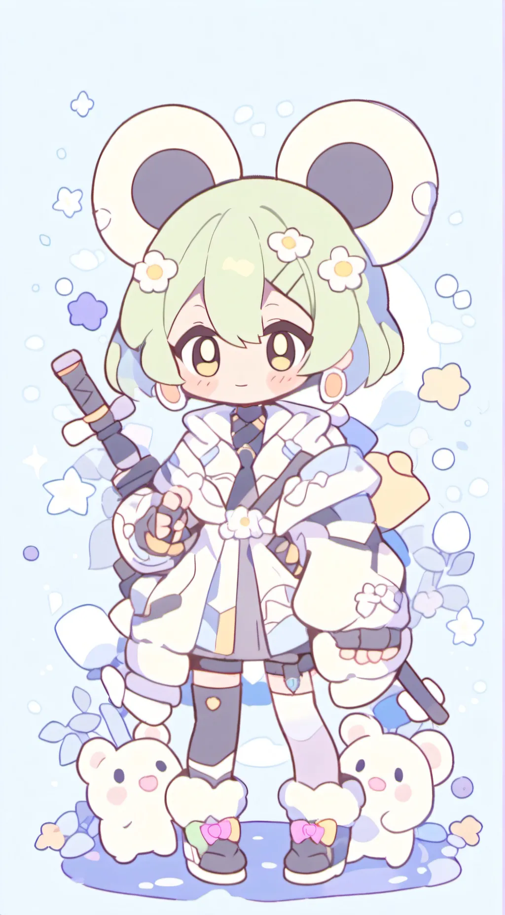 ai character: ☠︎︎terrible mouse background