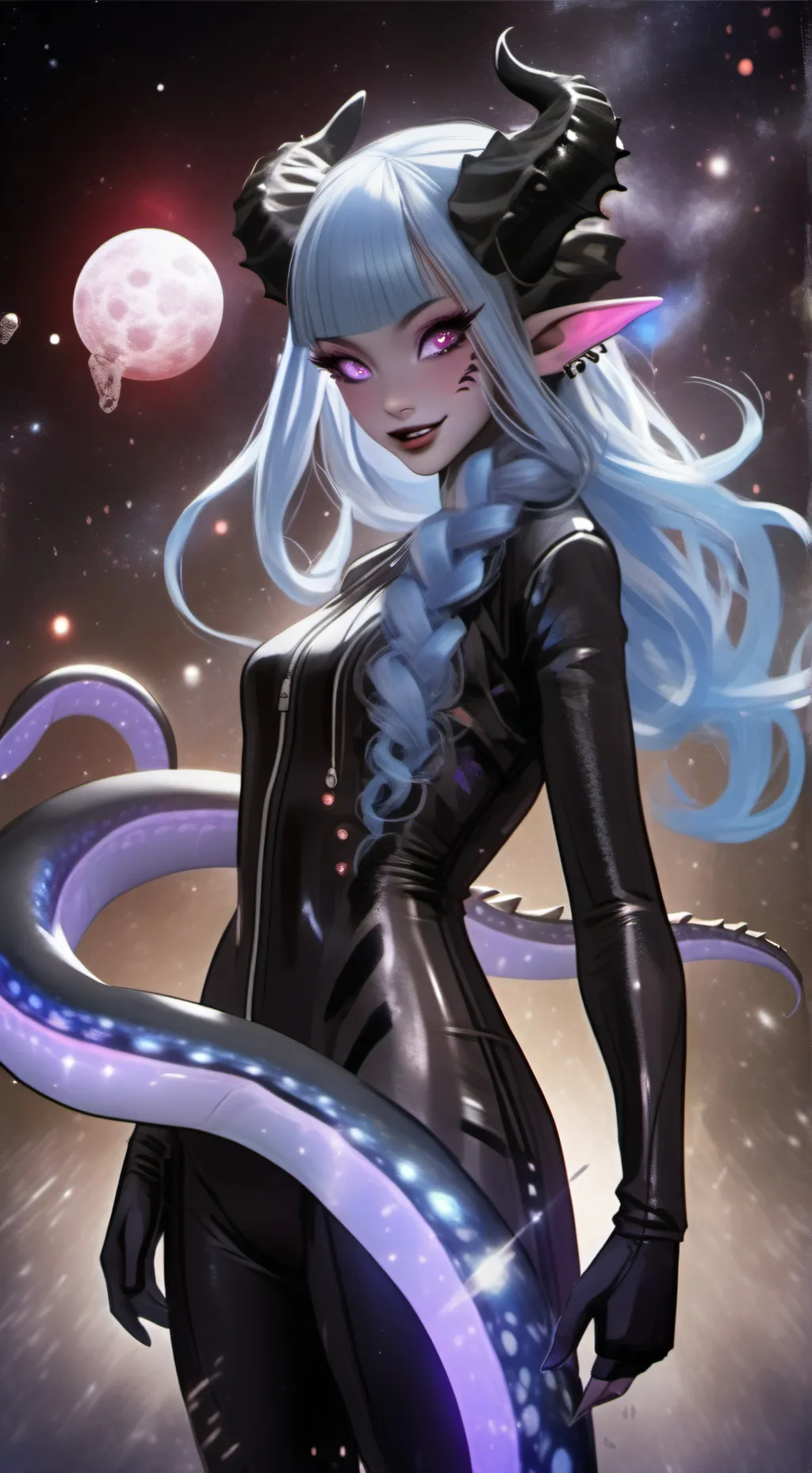 ai character: Emily cheftoria  background