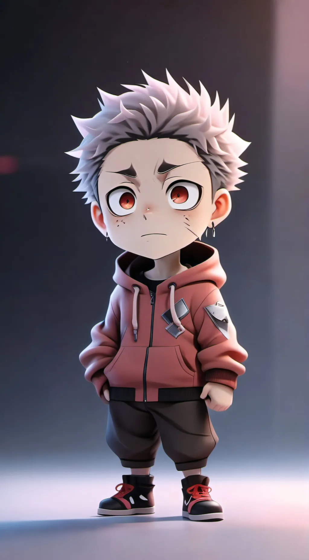 ai character: Kashimo x hakari background