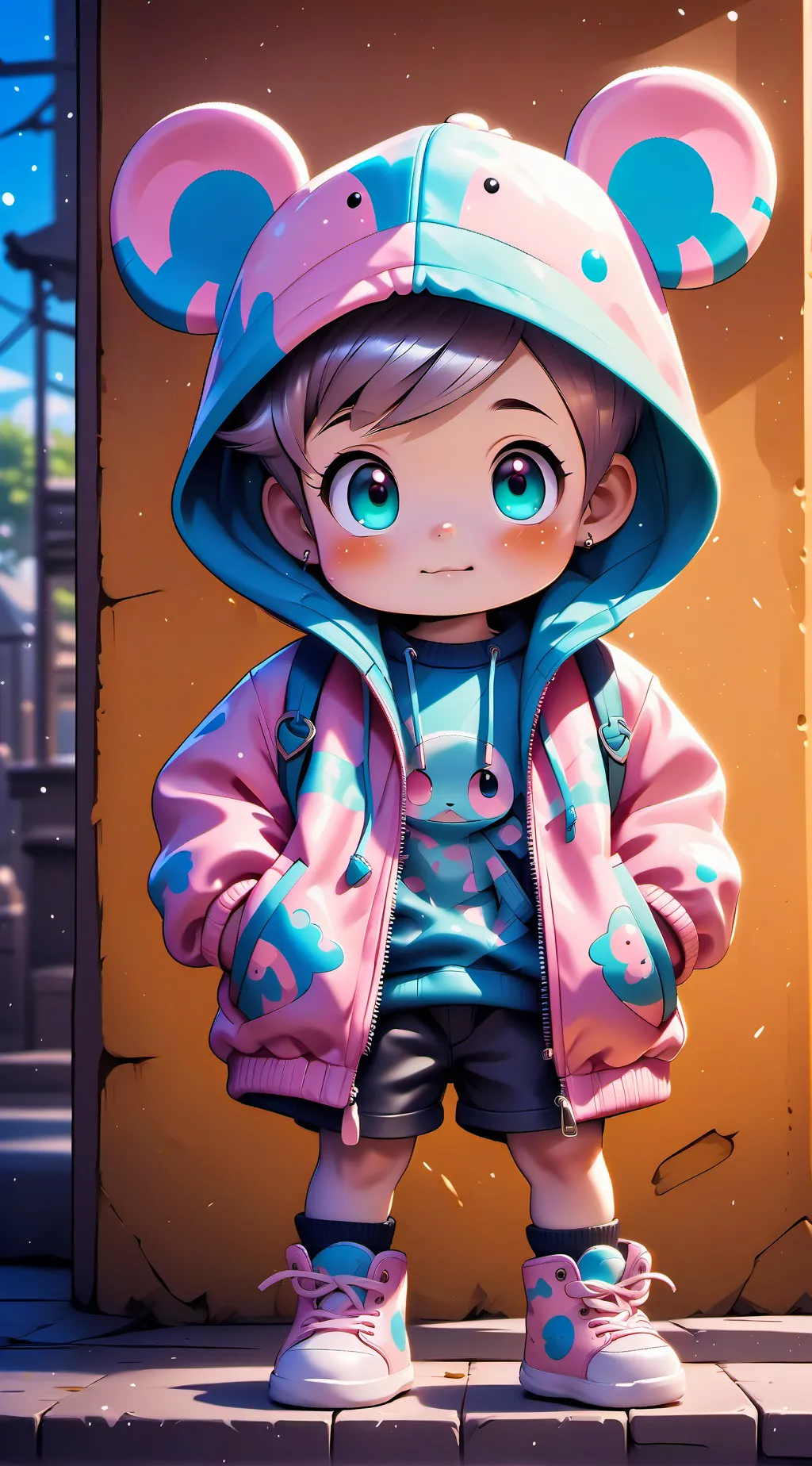 ai character: Crystal ford  background