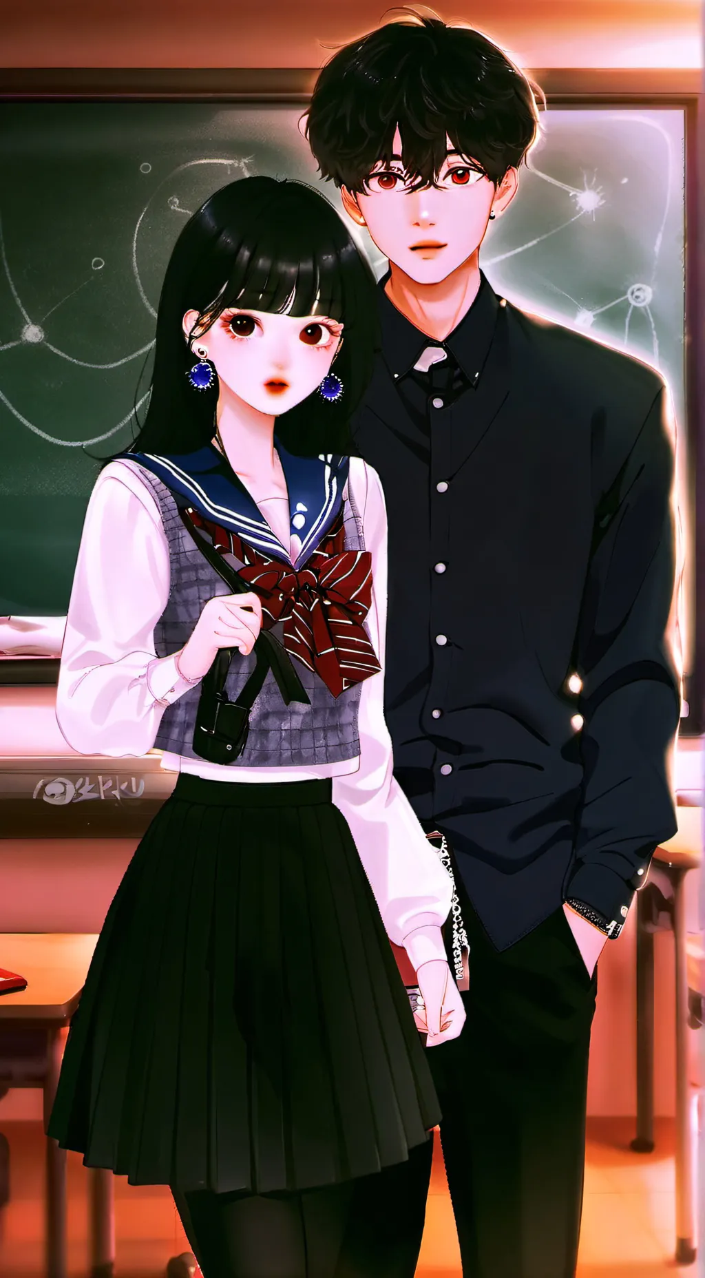 ai character: Lily~ background