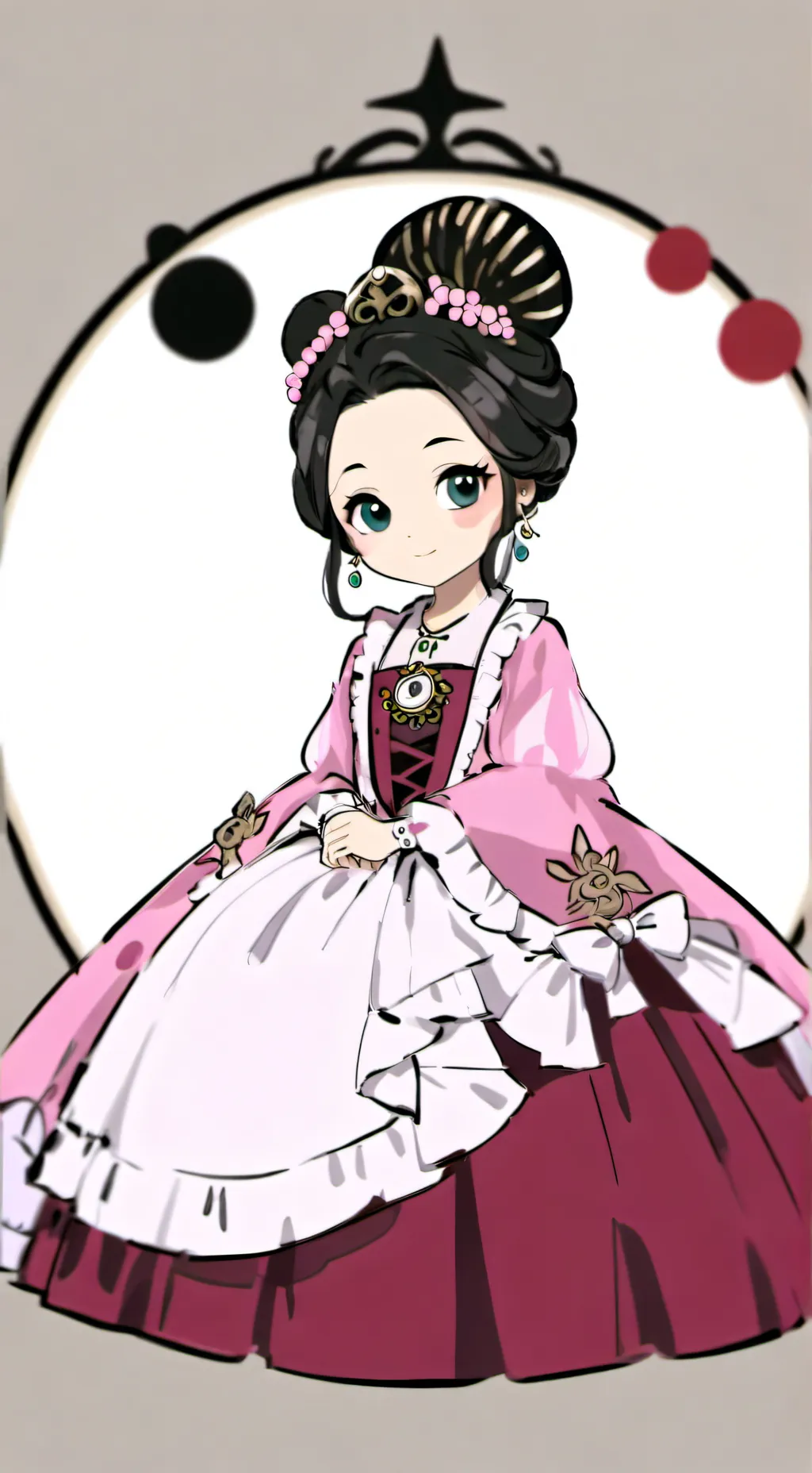 ai character: Sophia x jjk background