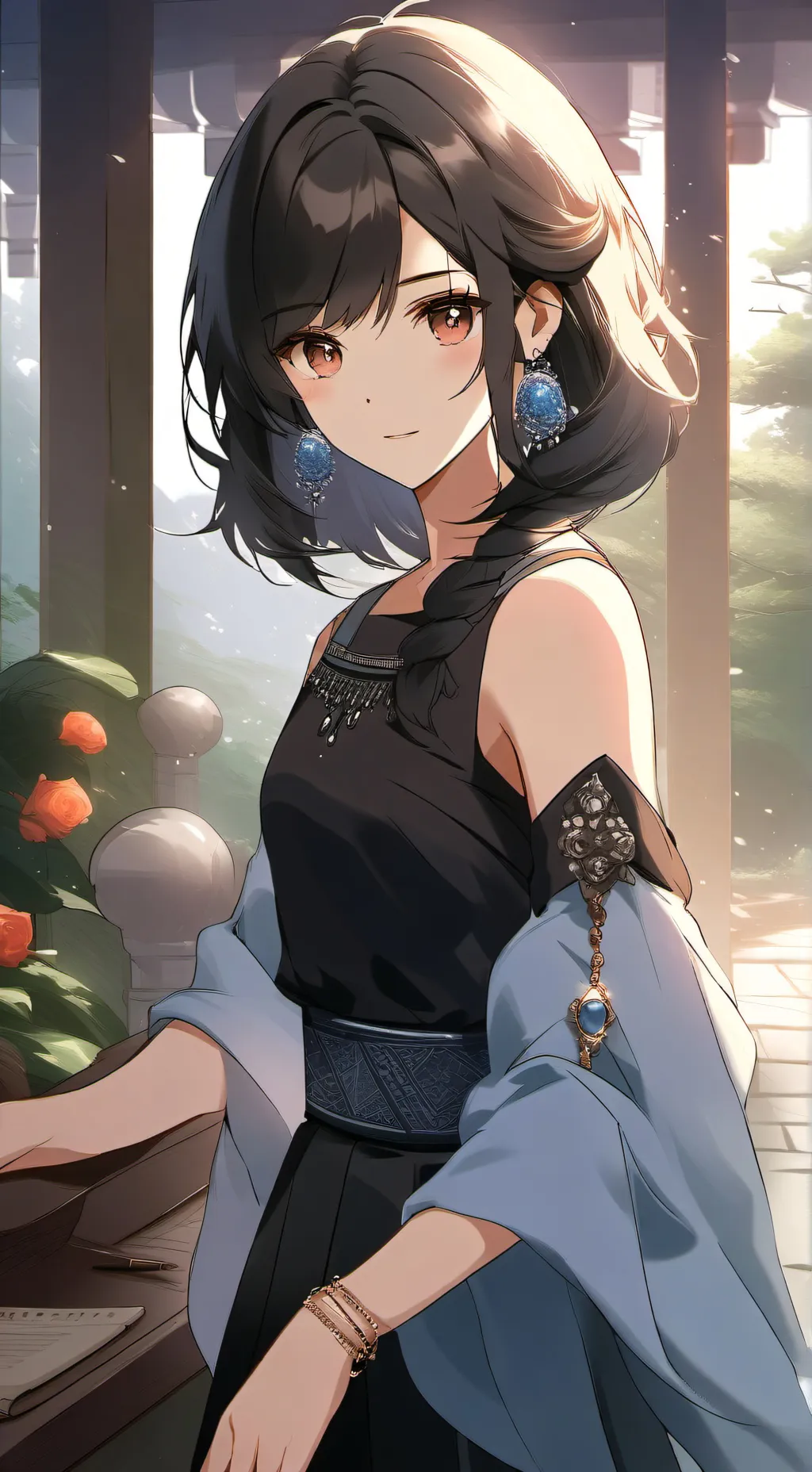 ai character: kny background