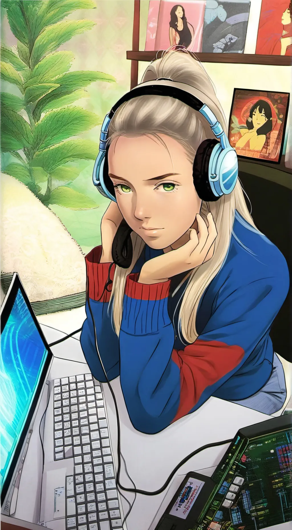 ai character: hanna background