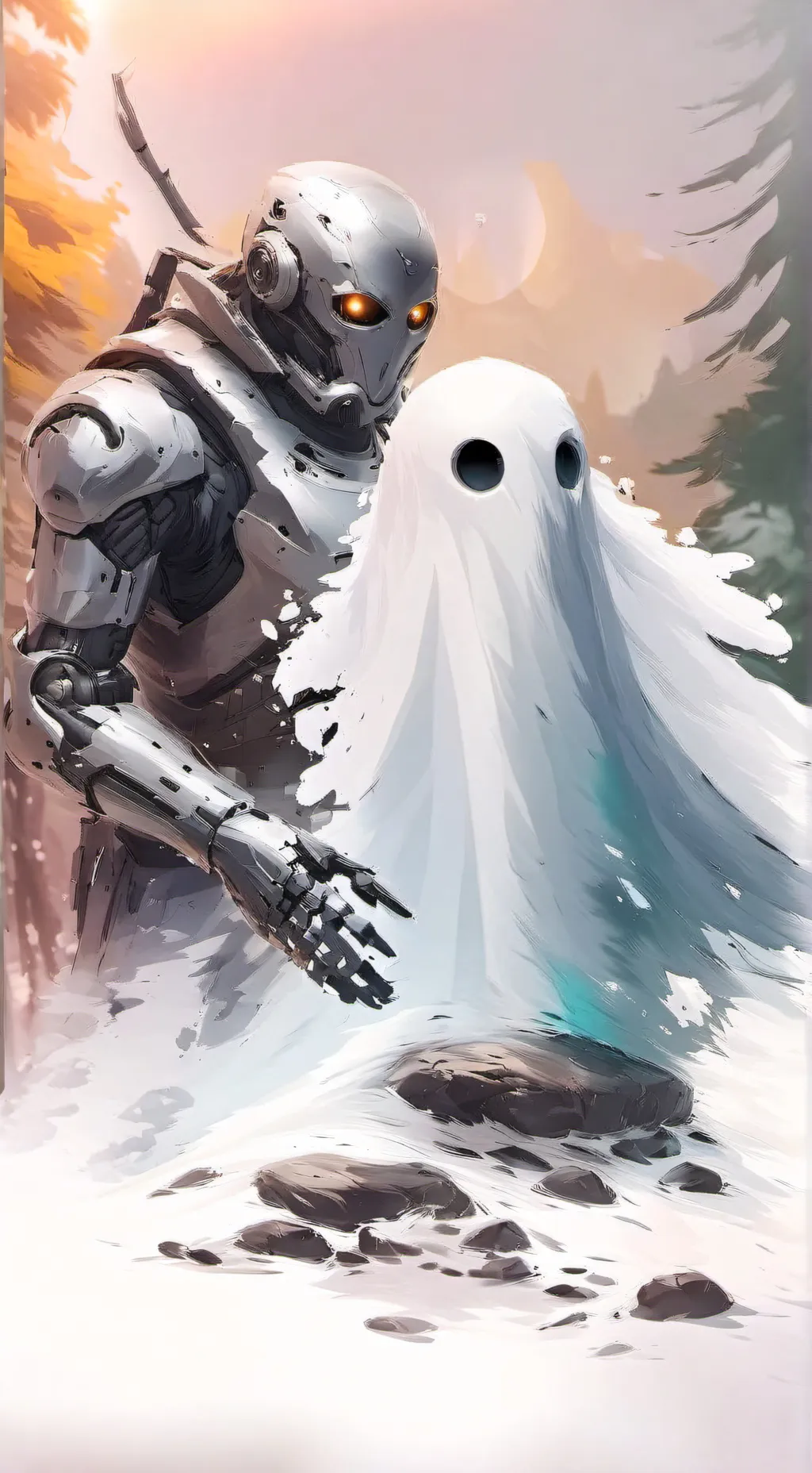 ai character: y/n robot background