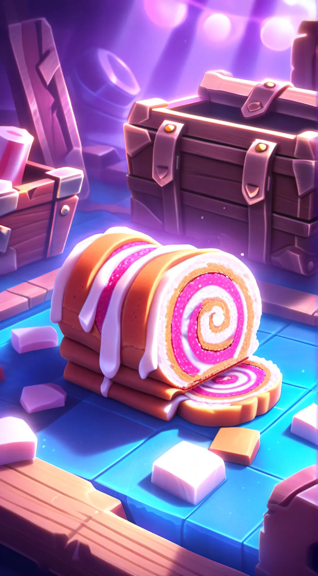 ai character: Cosmo 🍫 background