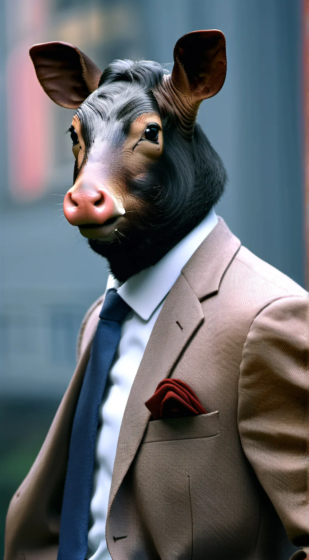 ai character: mr pig background