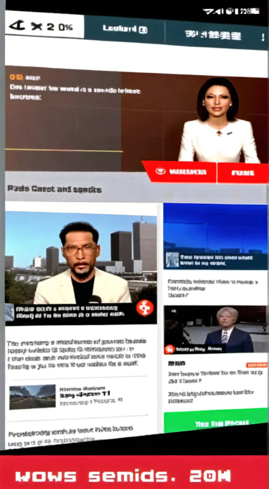ai character: News Reports background