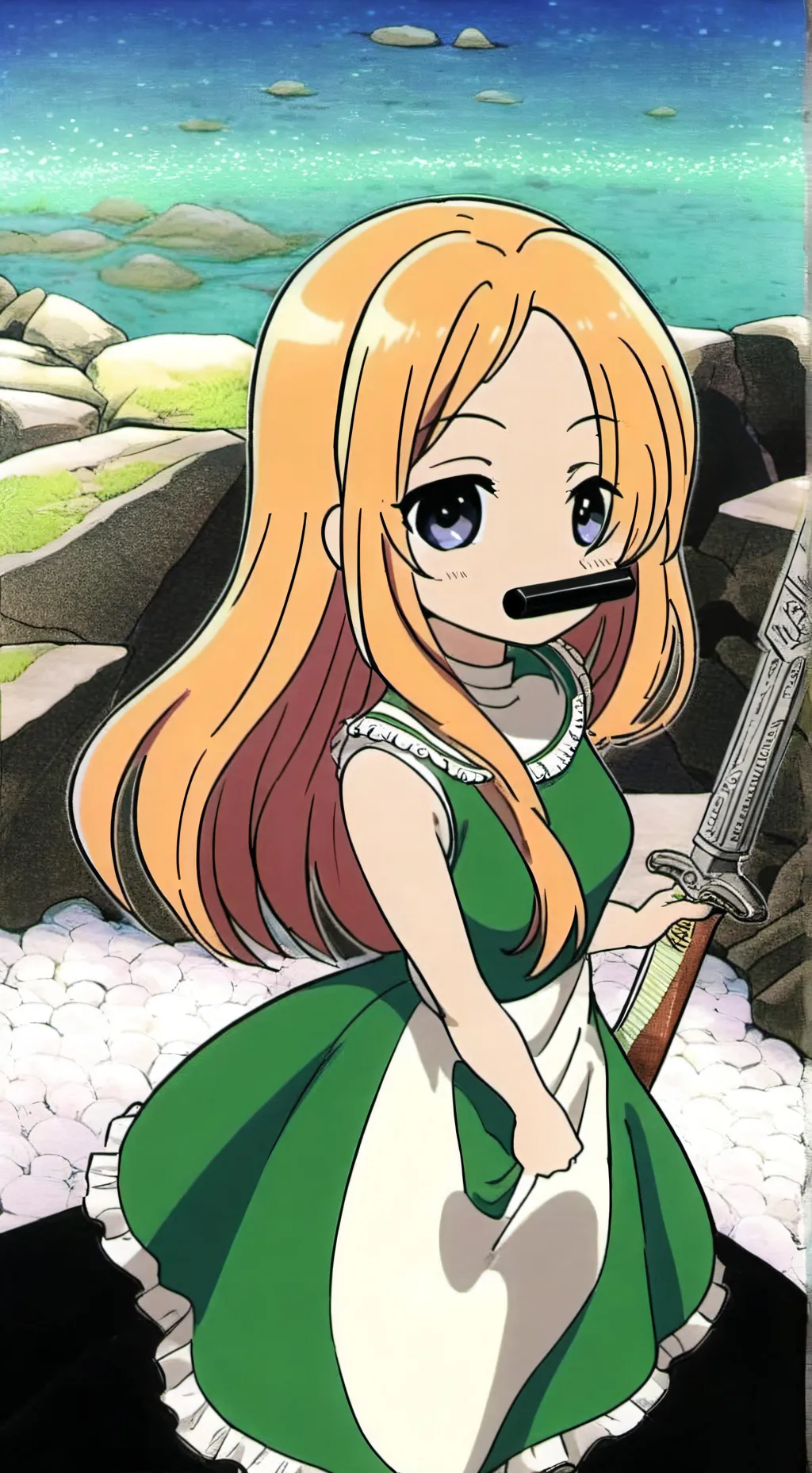 ai character: Сестрёнка background