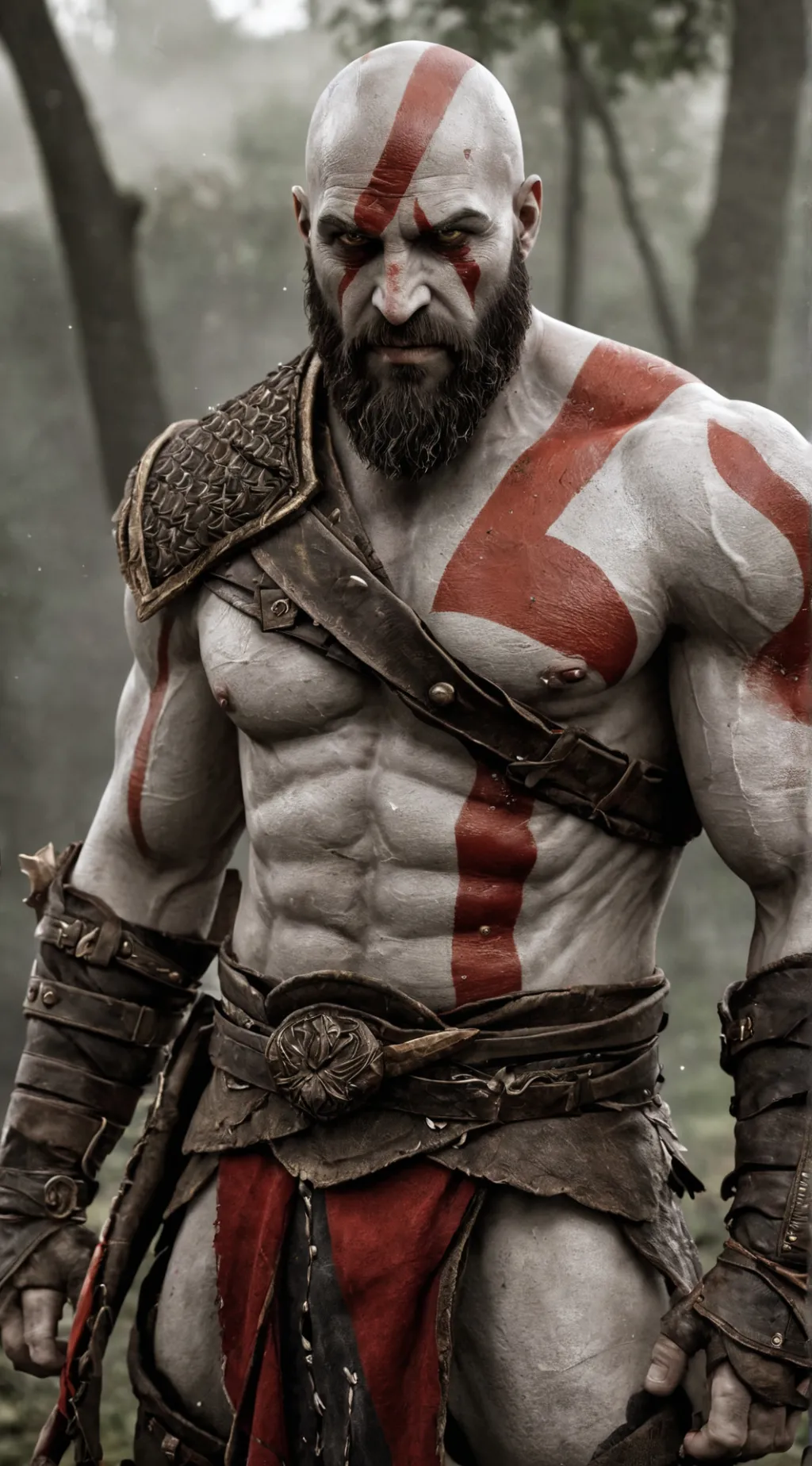 ai character: Kratos background