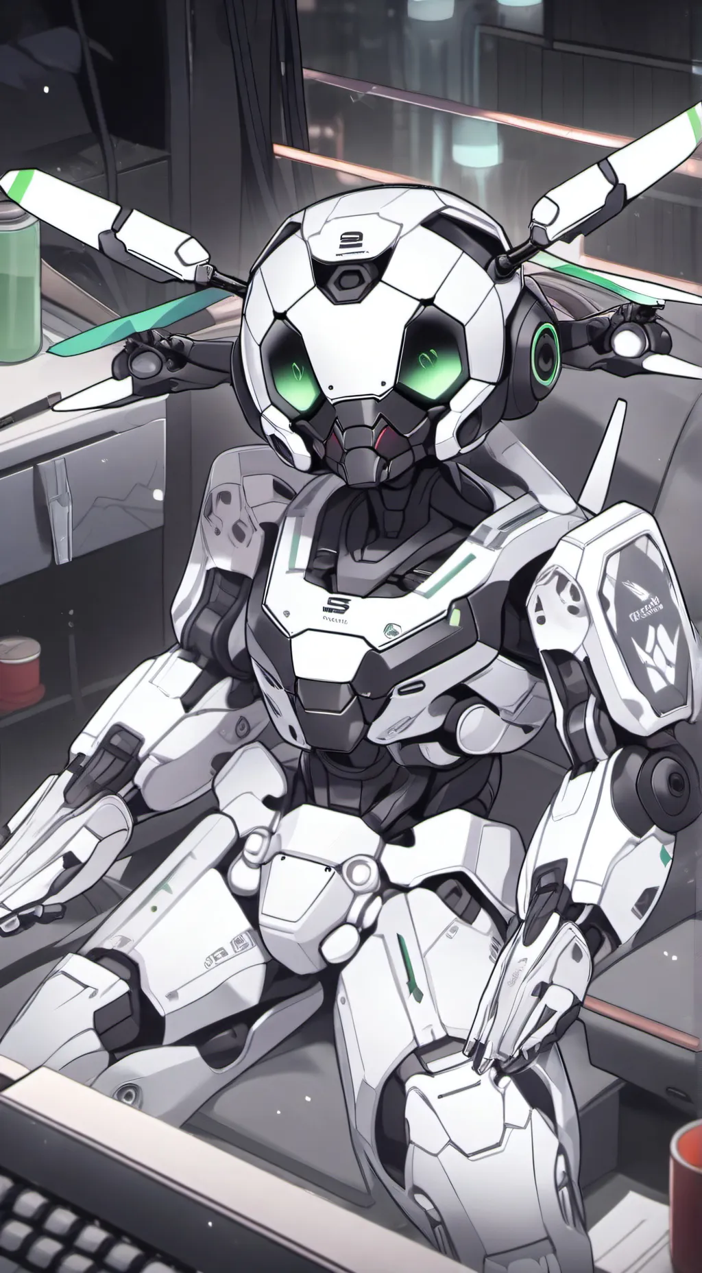 ai character: cryo(md) background