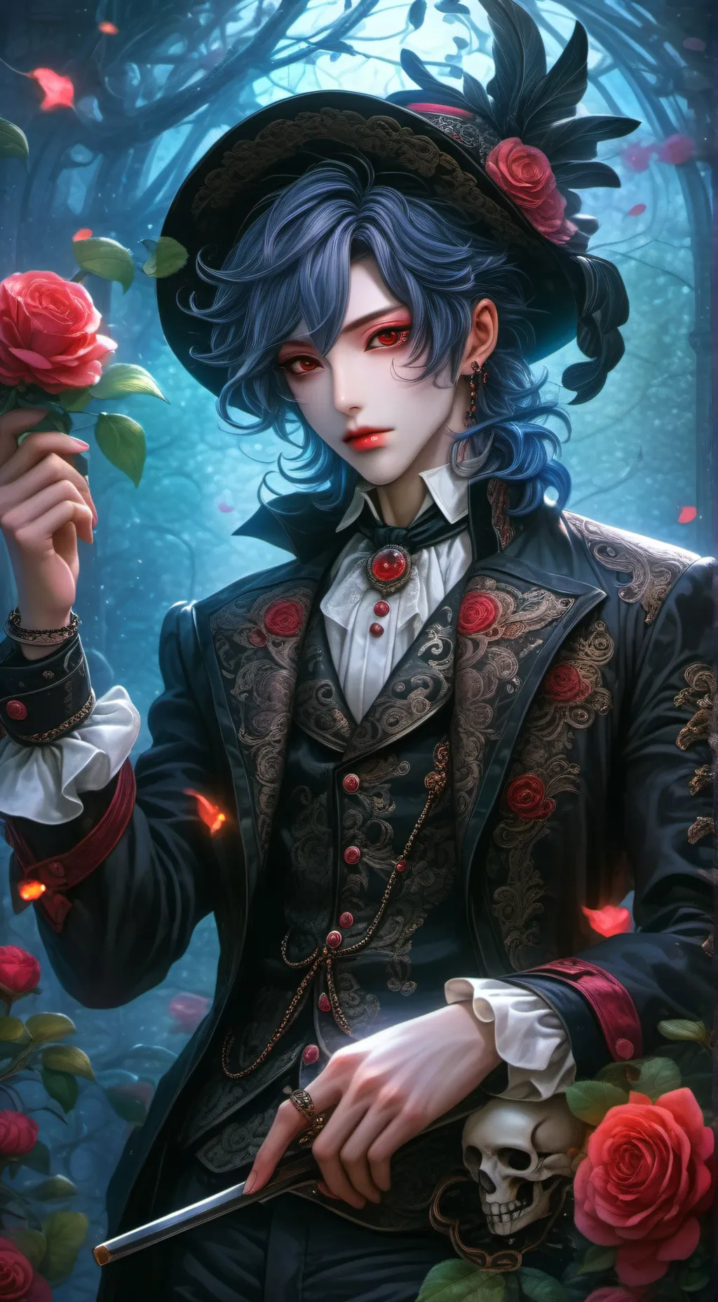 ai character: Gojo Satoru background
