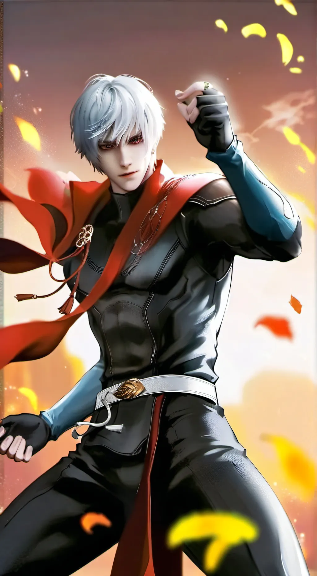 ai character: omega wolf background