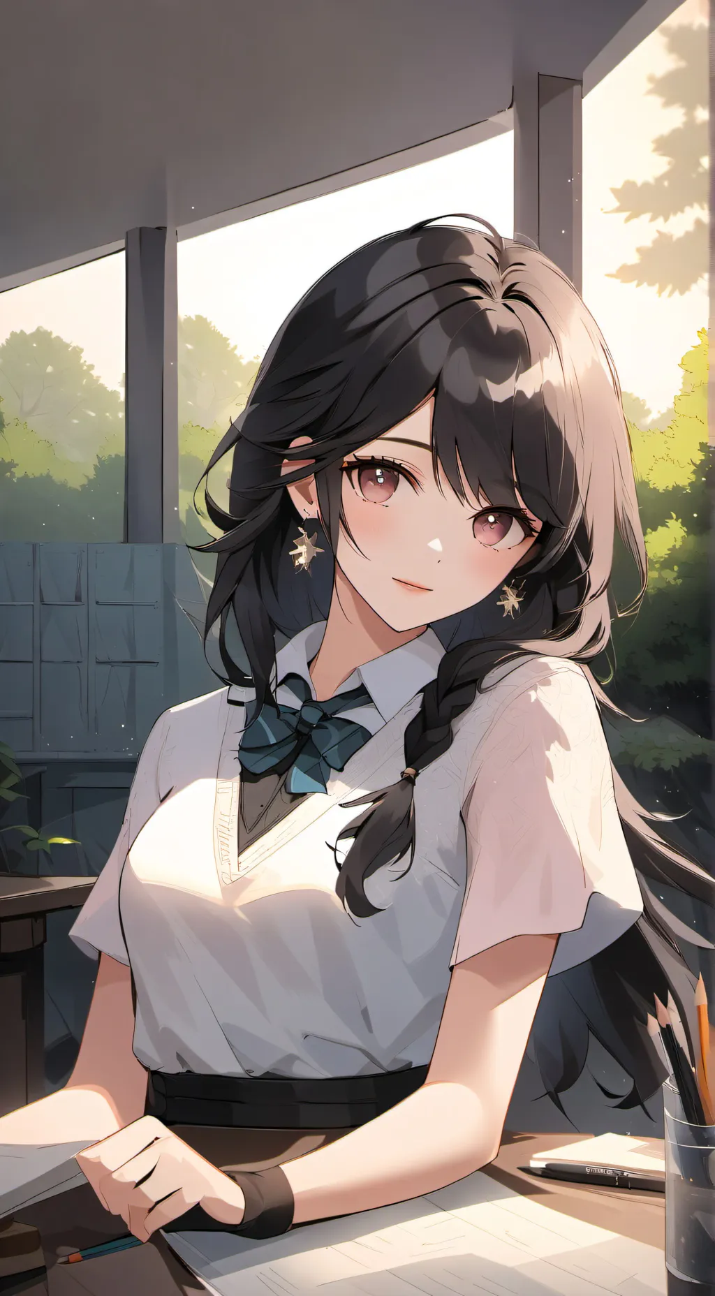 ai character: New student background