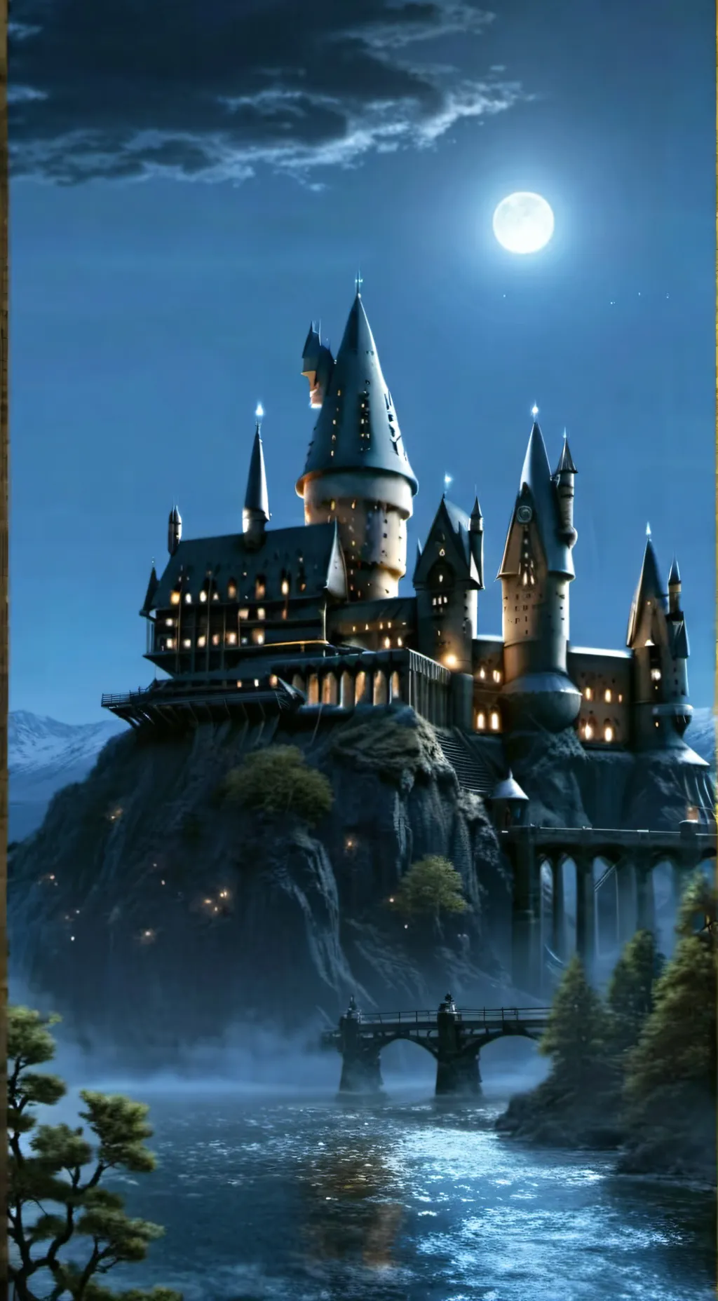 ai character: Hogwarts mystery background