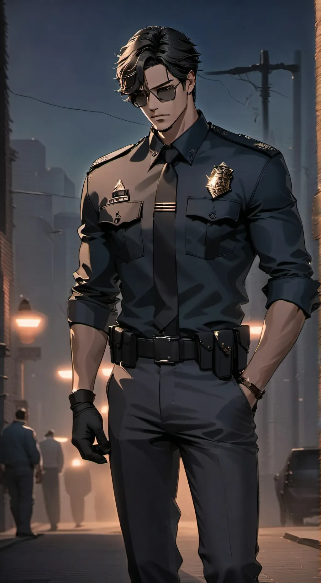 ai character: Scott brown background