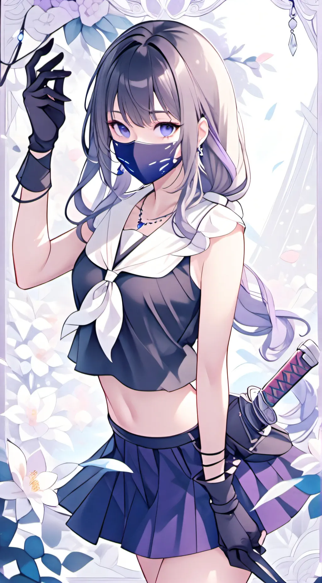 ai character: Moon background