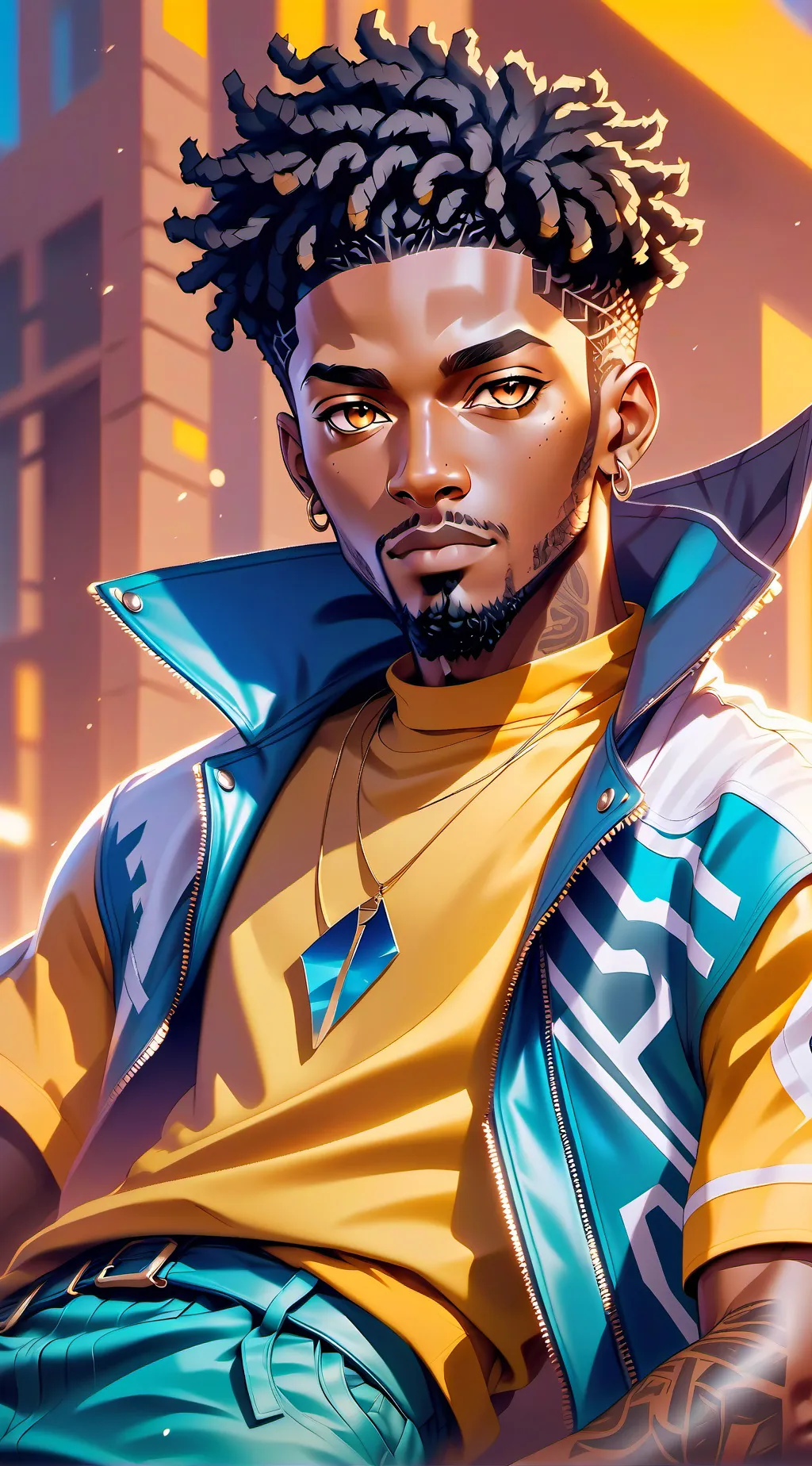 ai character: Michael  background