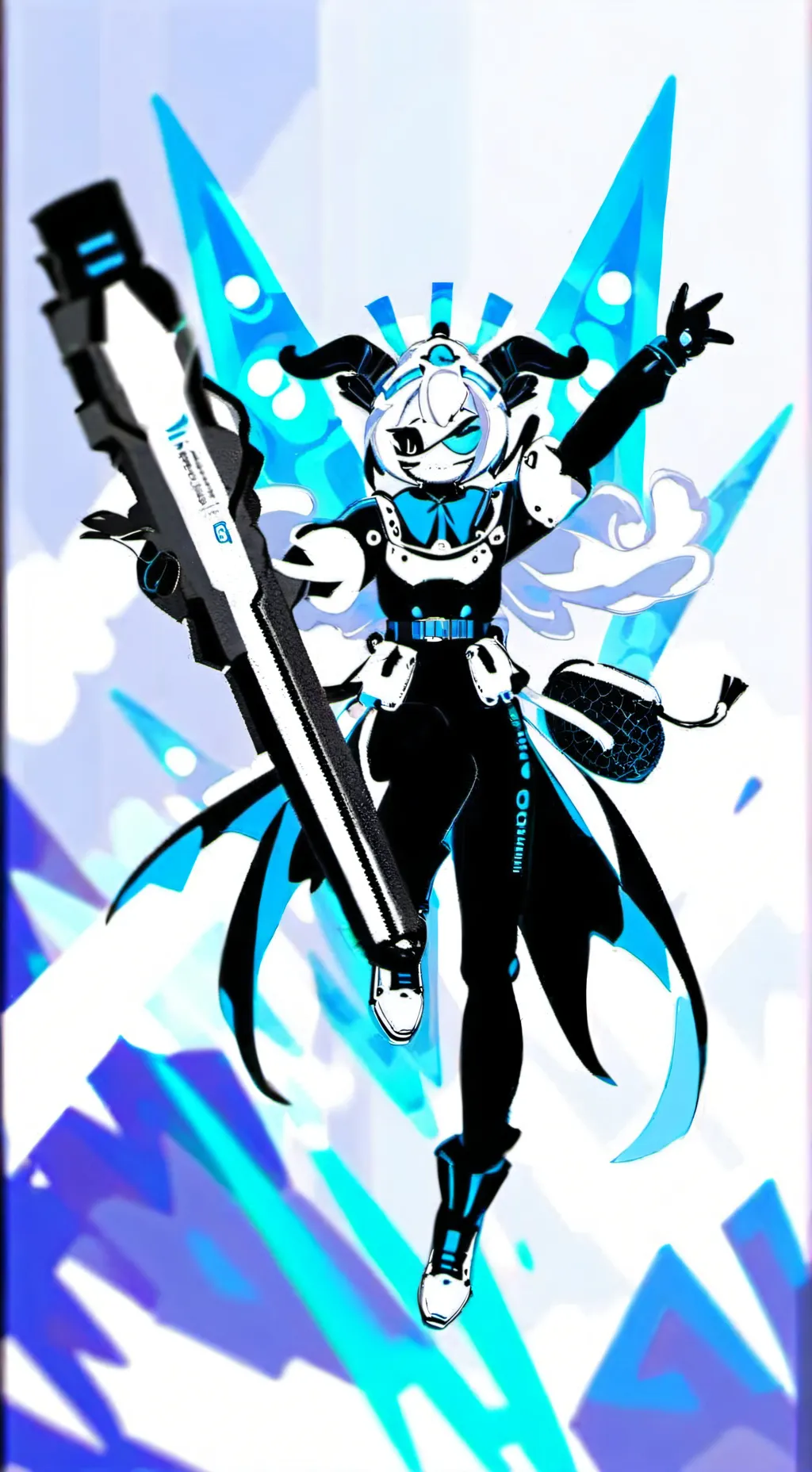 ai character: Shadow milk cookie background