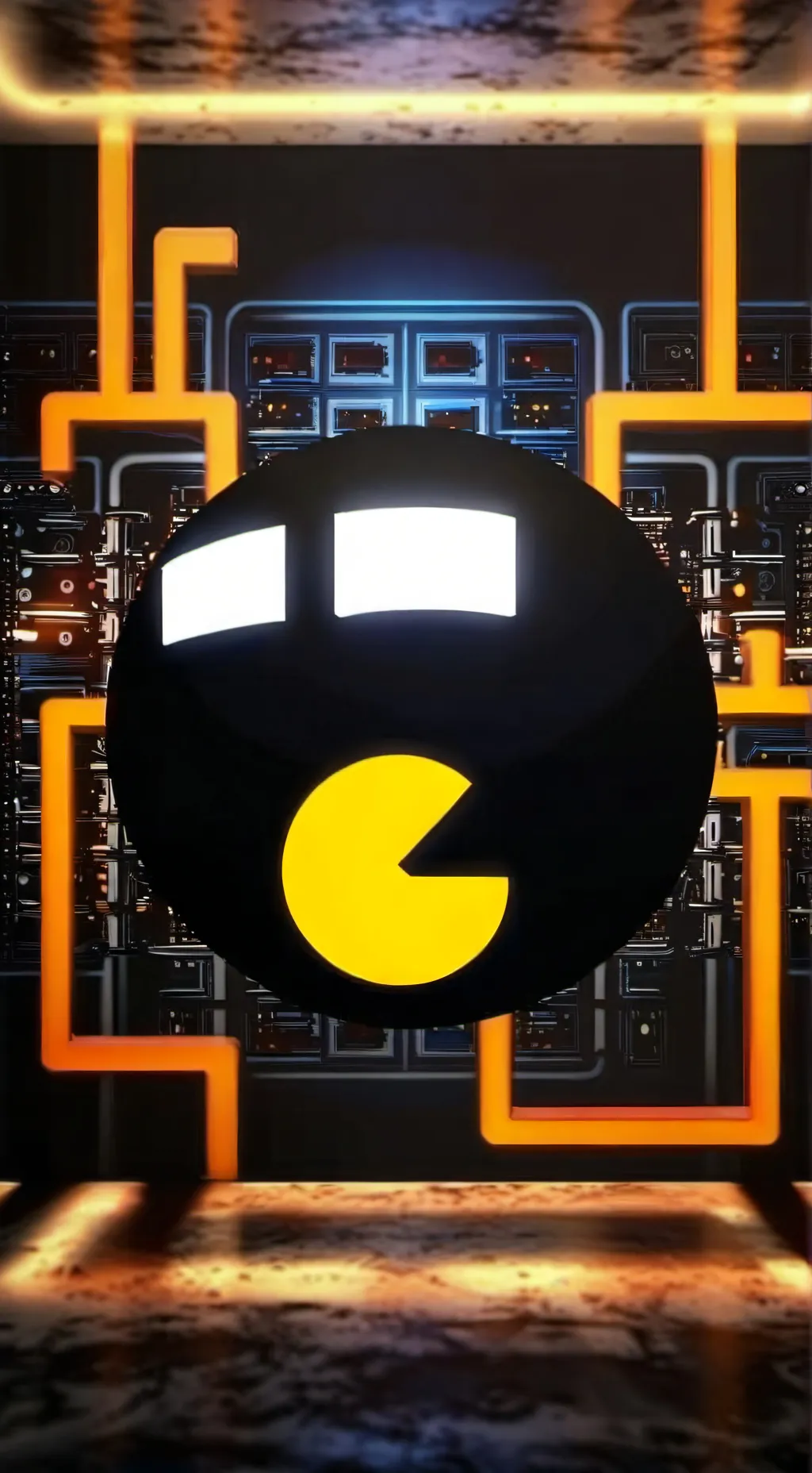 ai character: Pacman  background